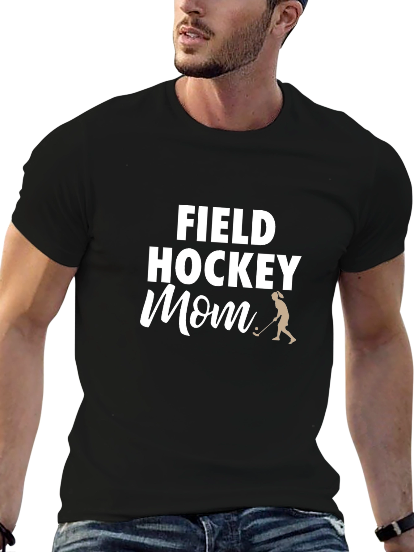 Field Hockey Mom Graphic T-Shirt