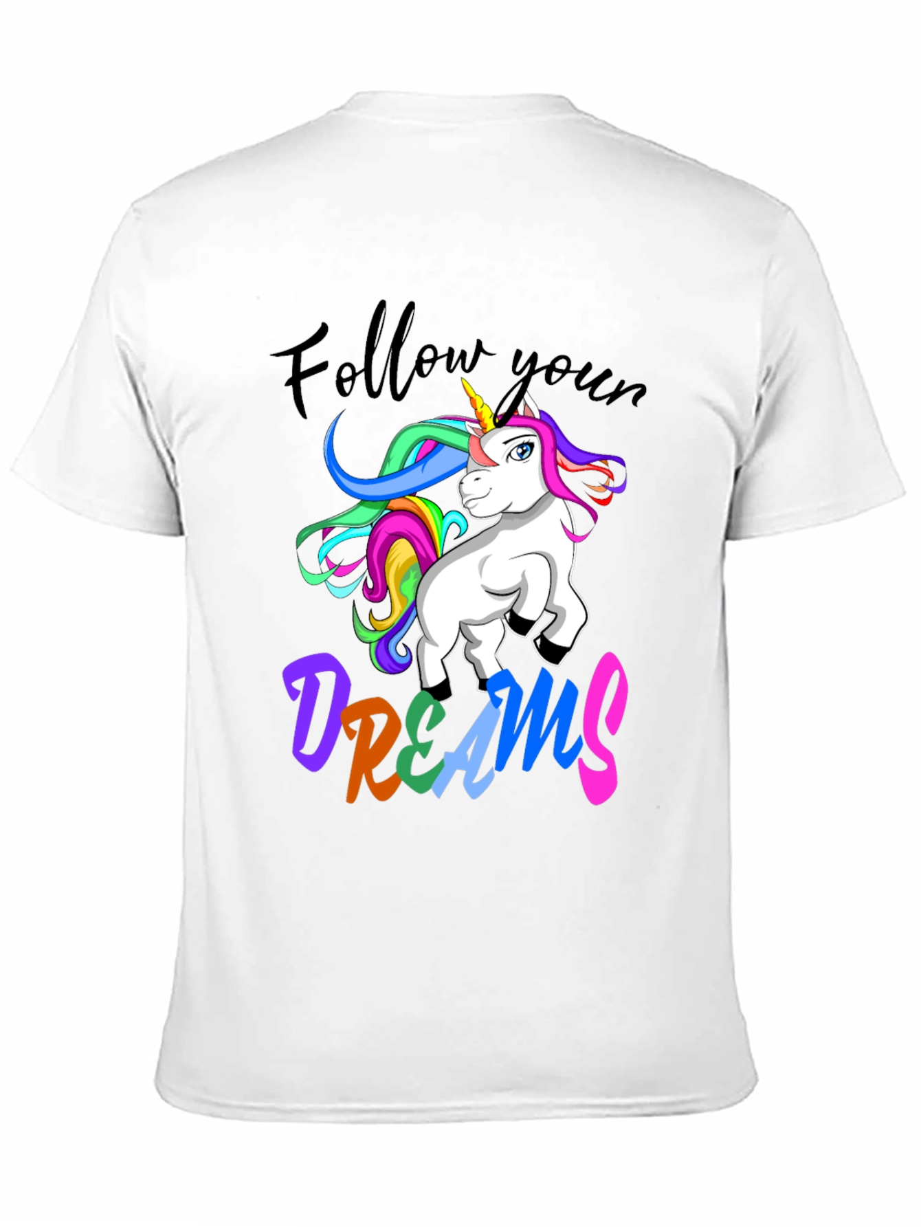Unicorn Dreams Black T-Shirt