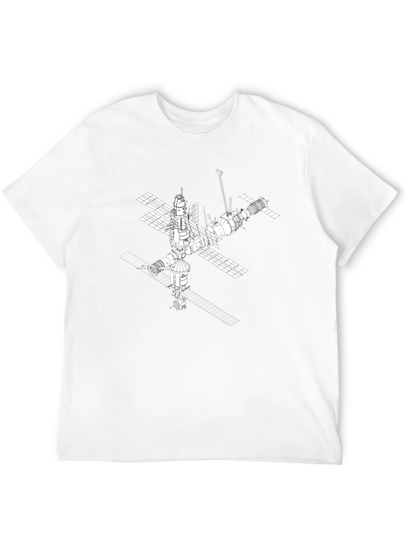Space Station Graphic Tee - Black
