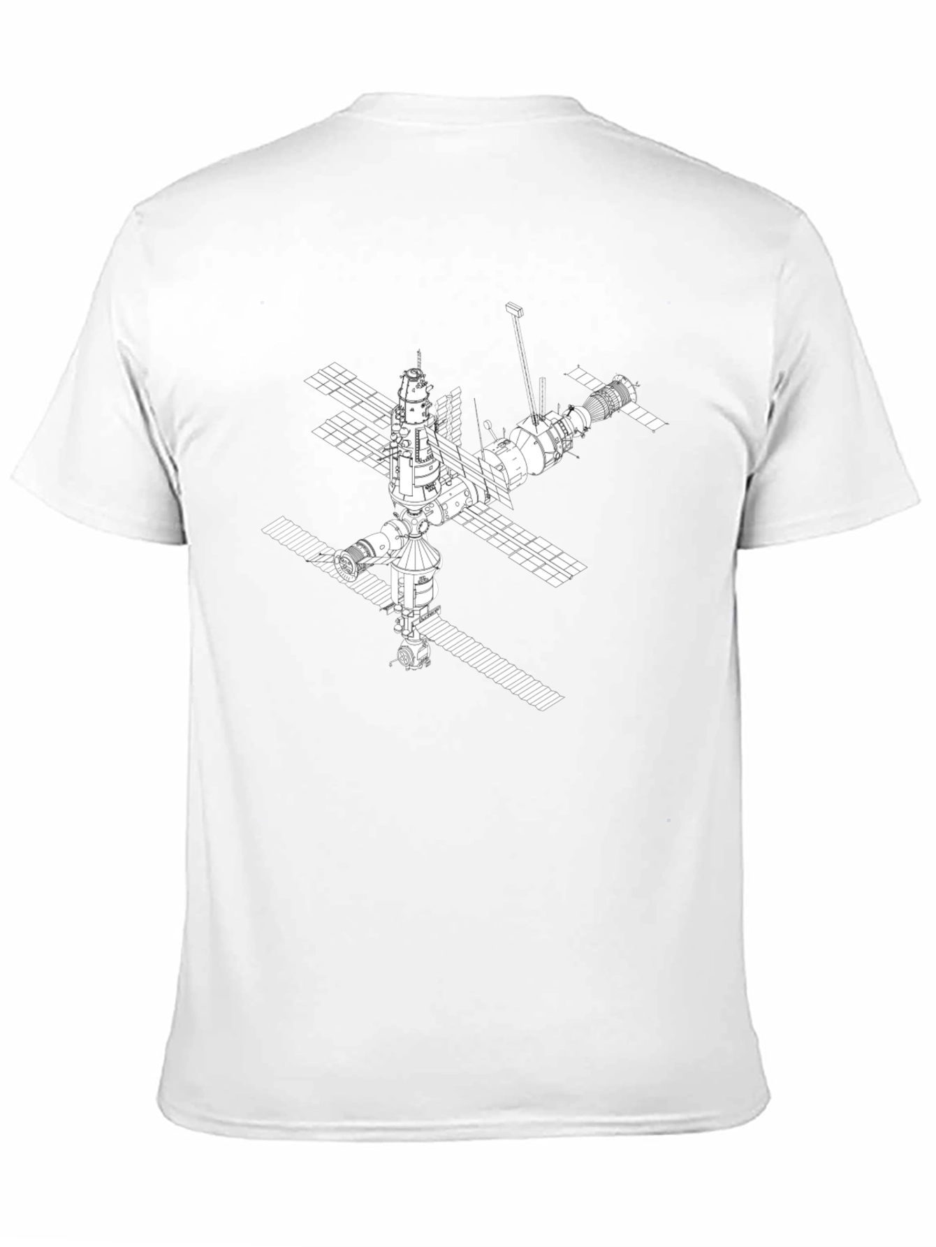 Space Station Graphic Tee - Black