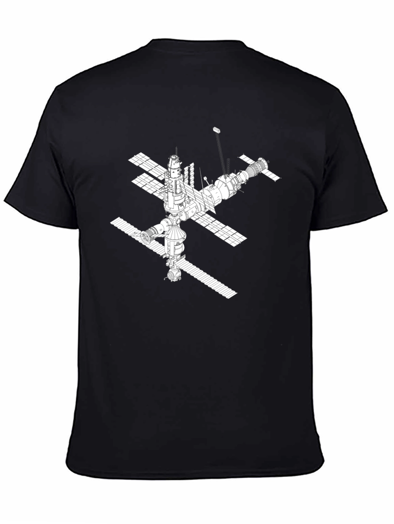 Space Station Graphic Tee - Black