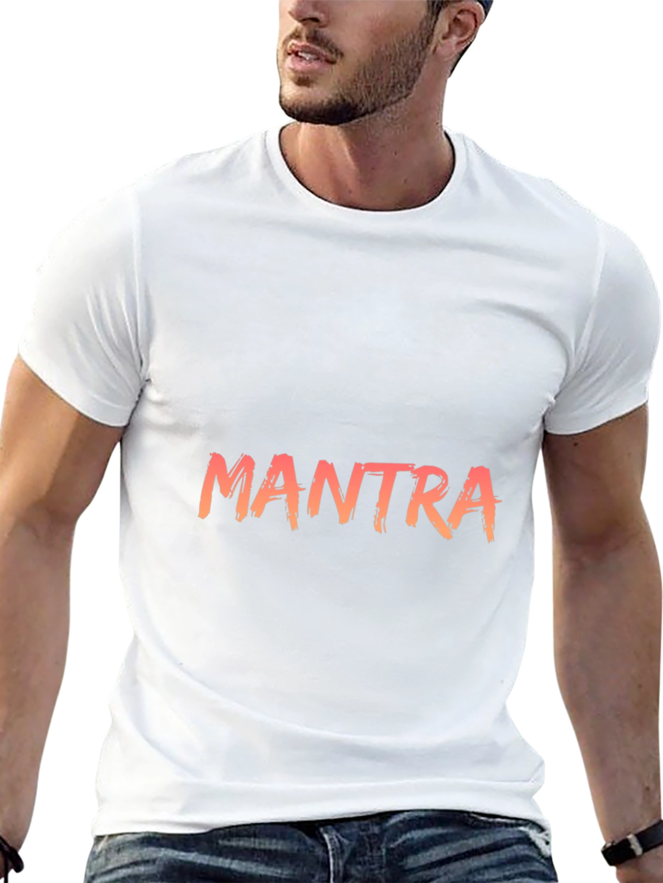 Mantra Graphic T-Shirt - Stylish Black Tee