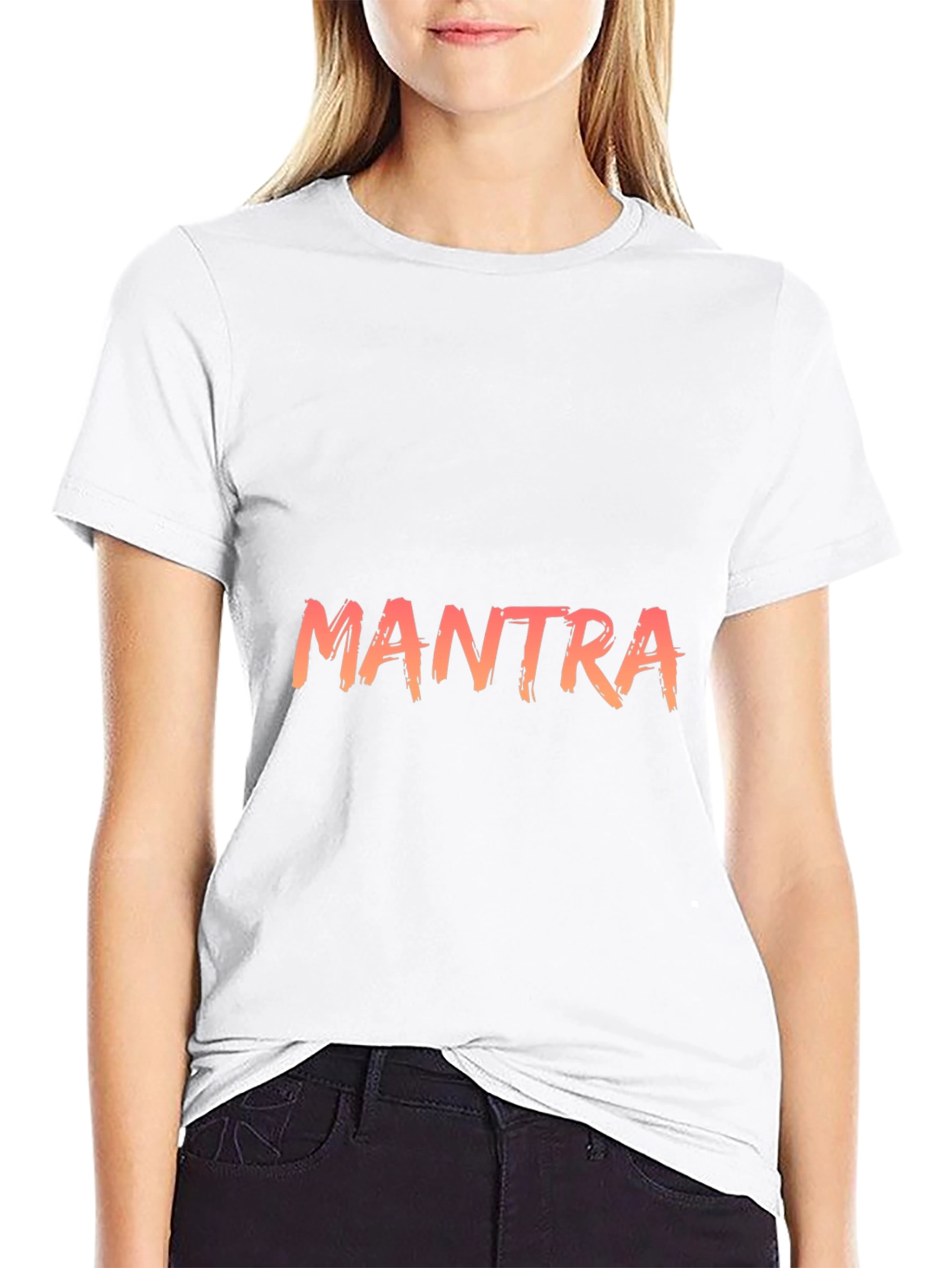 Mantra Graphic T-Shirt - Stylish Black Tee