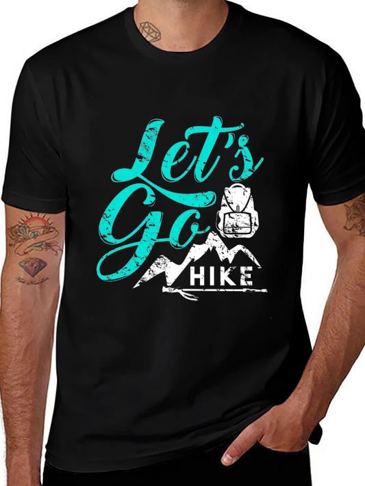 Lets Go Hike Graphic Tee - Adventure Awaits!