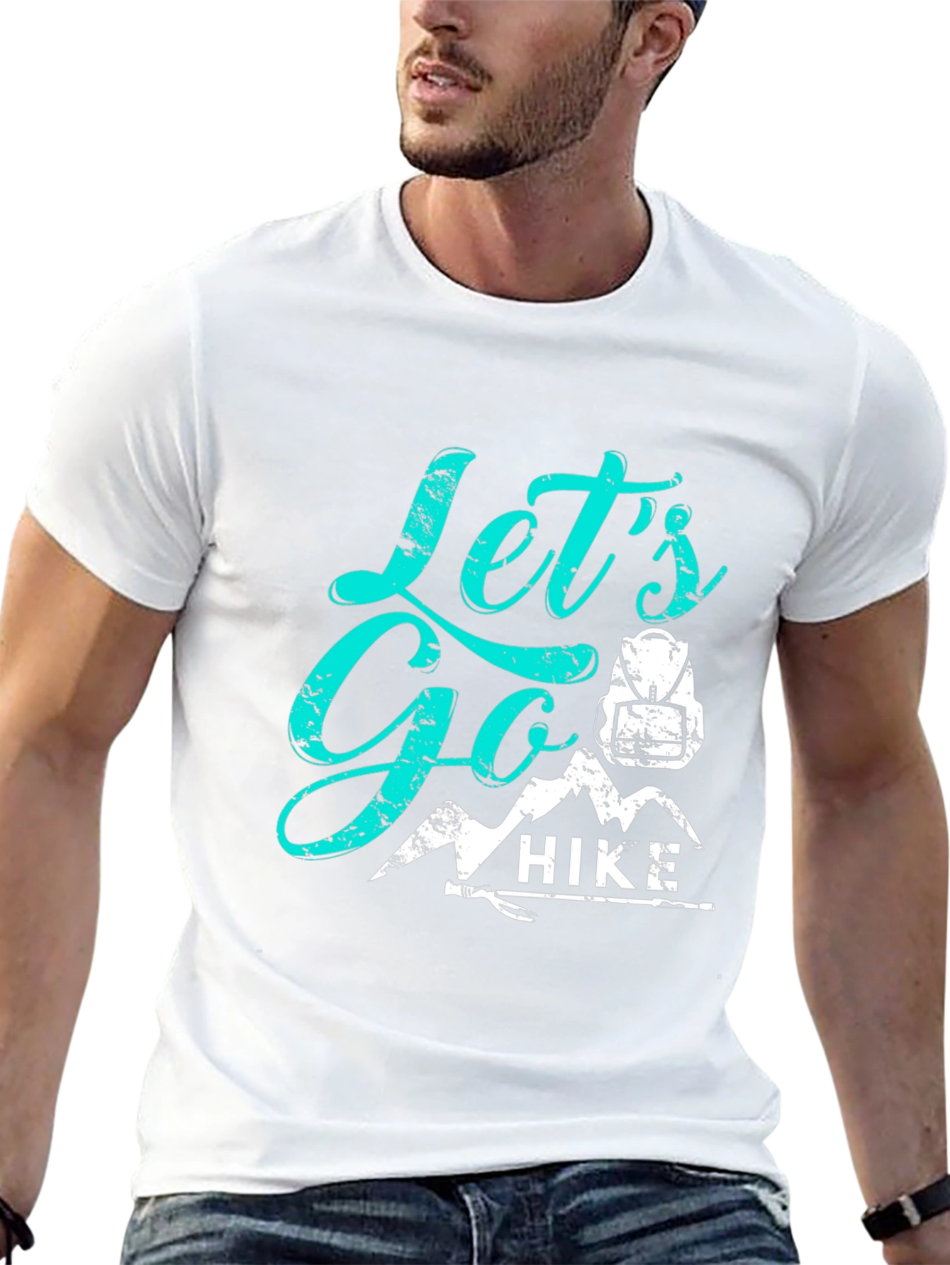 Lets Go Hike Graphic Tee - Adventure Awaits!