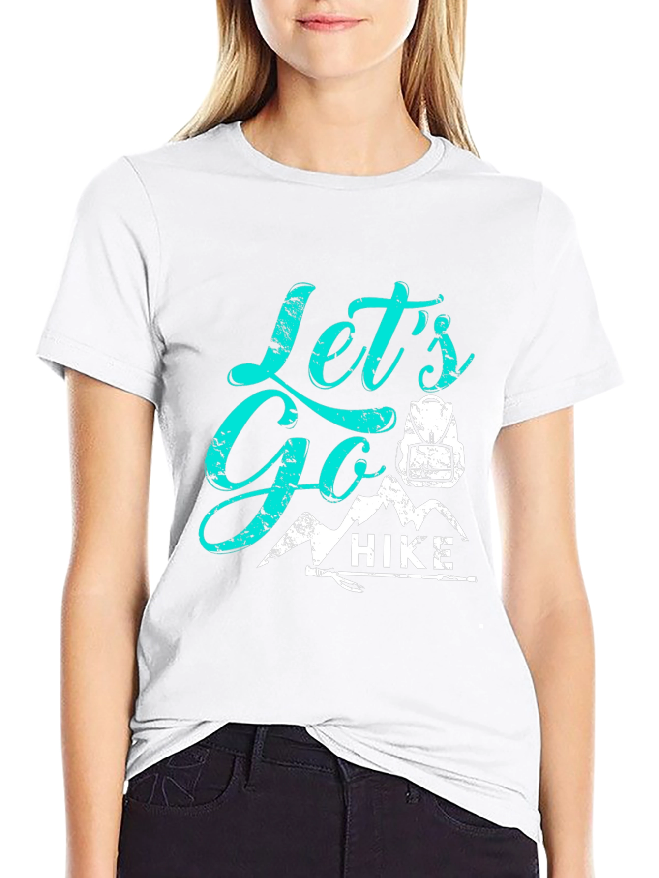 Lets Go Hike Graphic Tee - Adventure Awaits!
