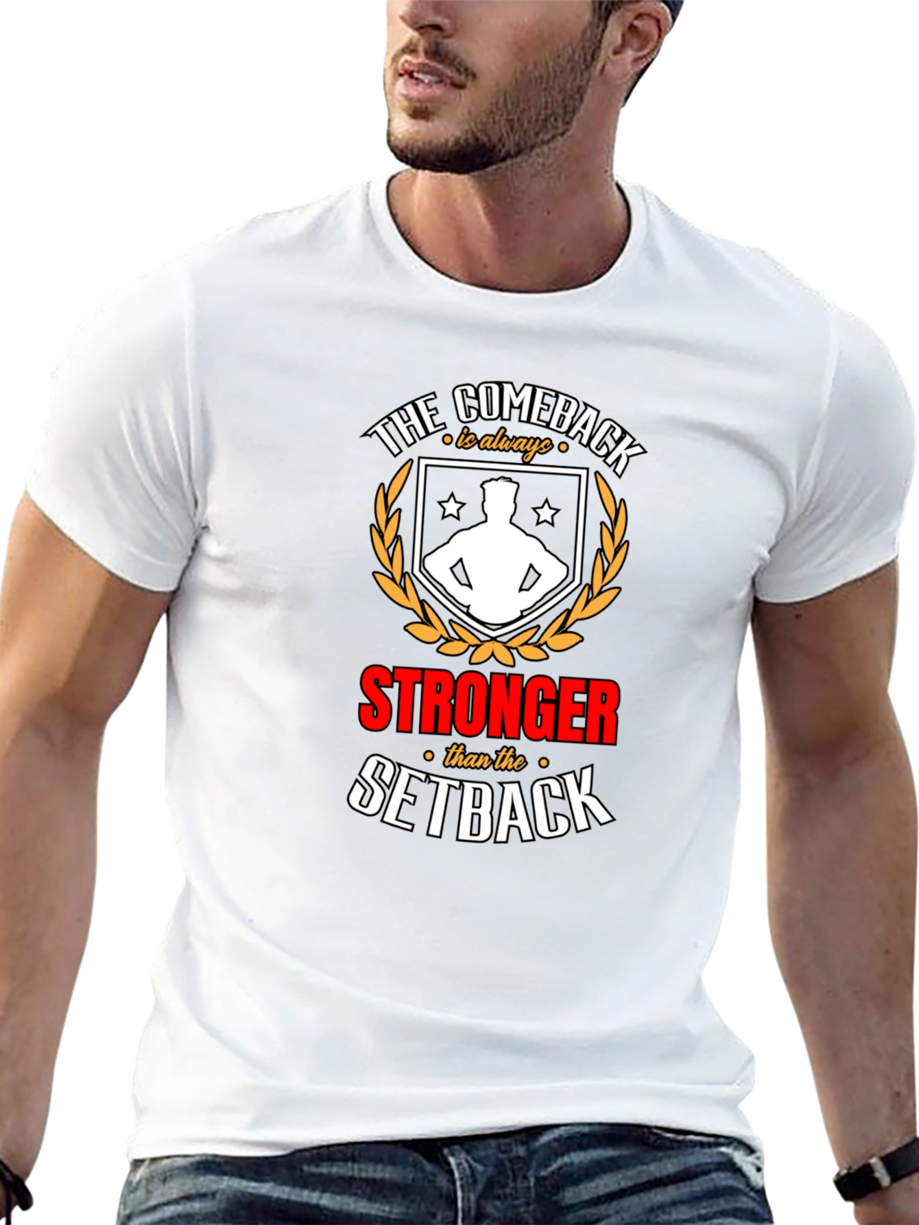 Comeback Stronger T-Shirt - Motivational Graphic Tee