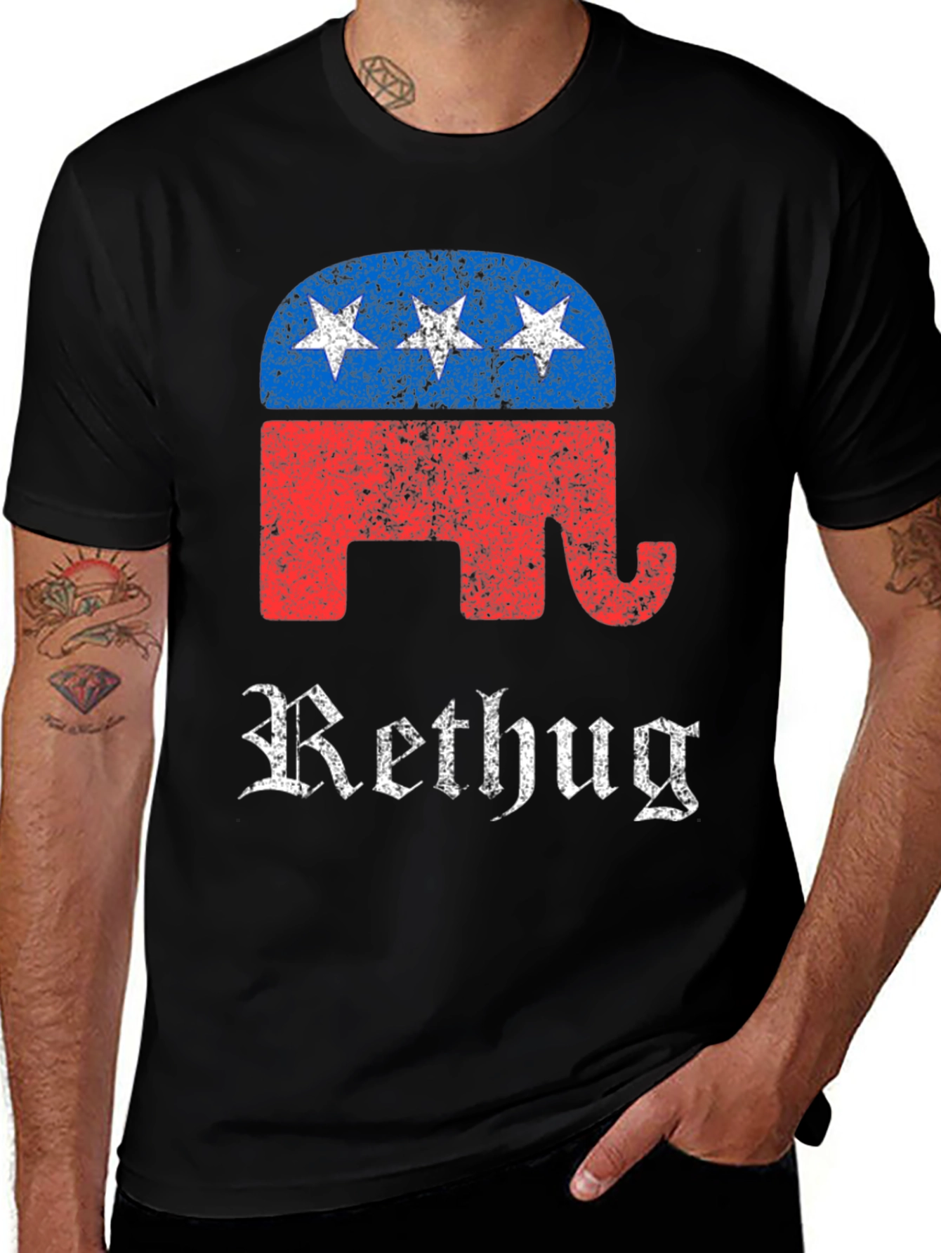 Rethug T-Shirt - Political Elephant Graphic Tee