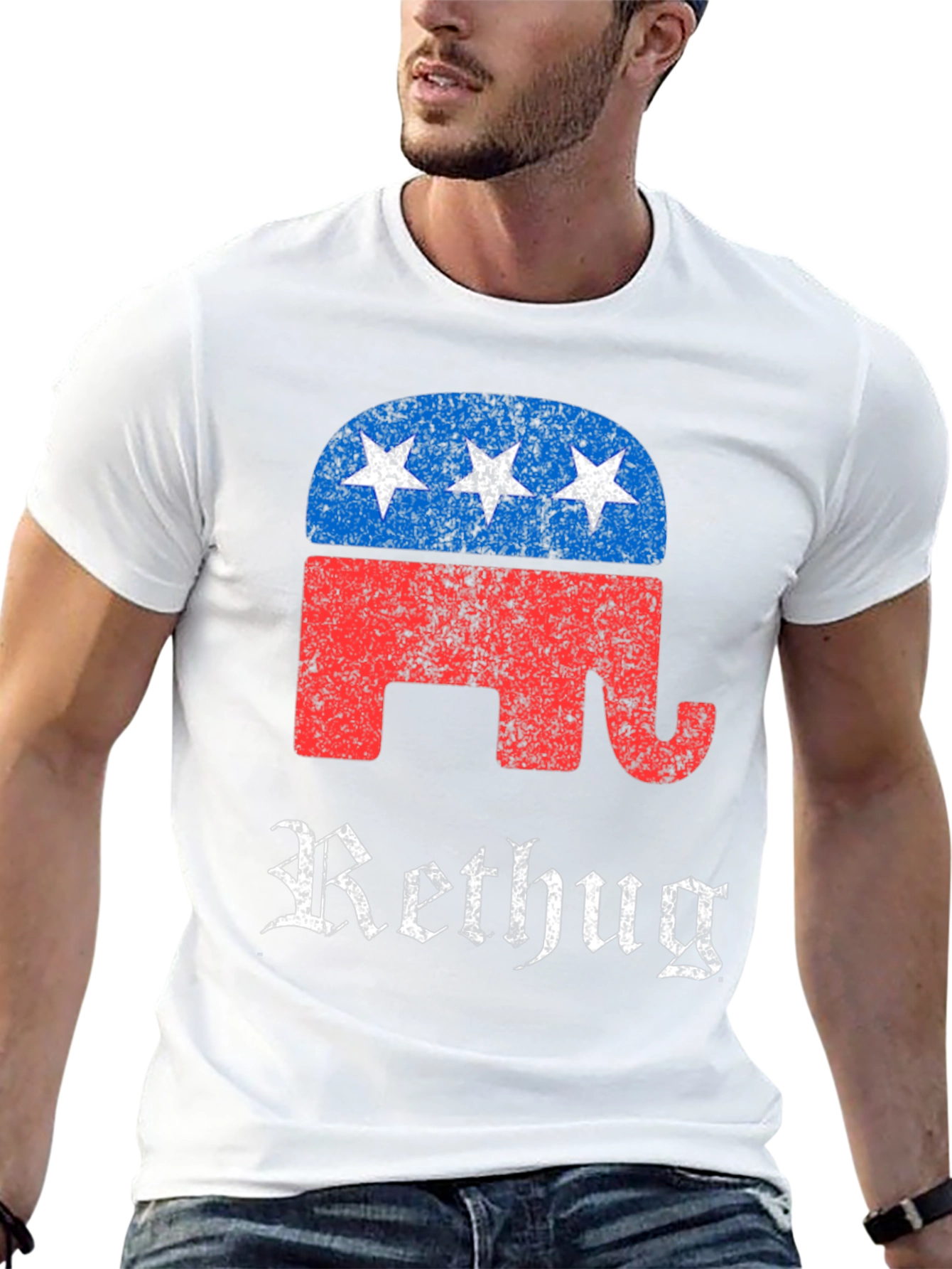 Rethug T-Shirt - Political Elephant Graphic Tee