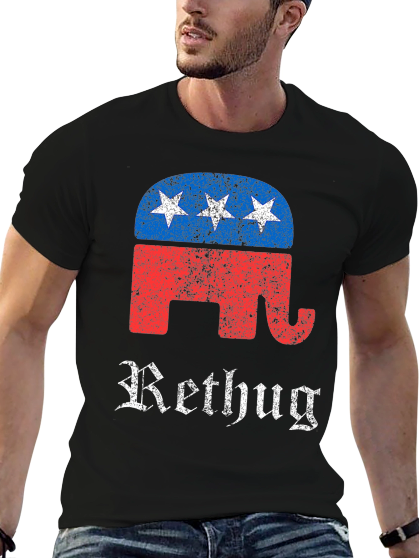 Rethug T-Shirt - Political Elephant Graphic Tee