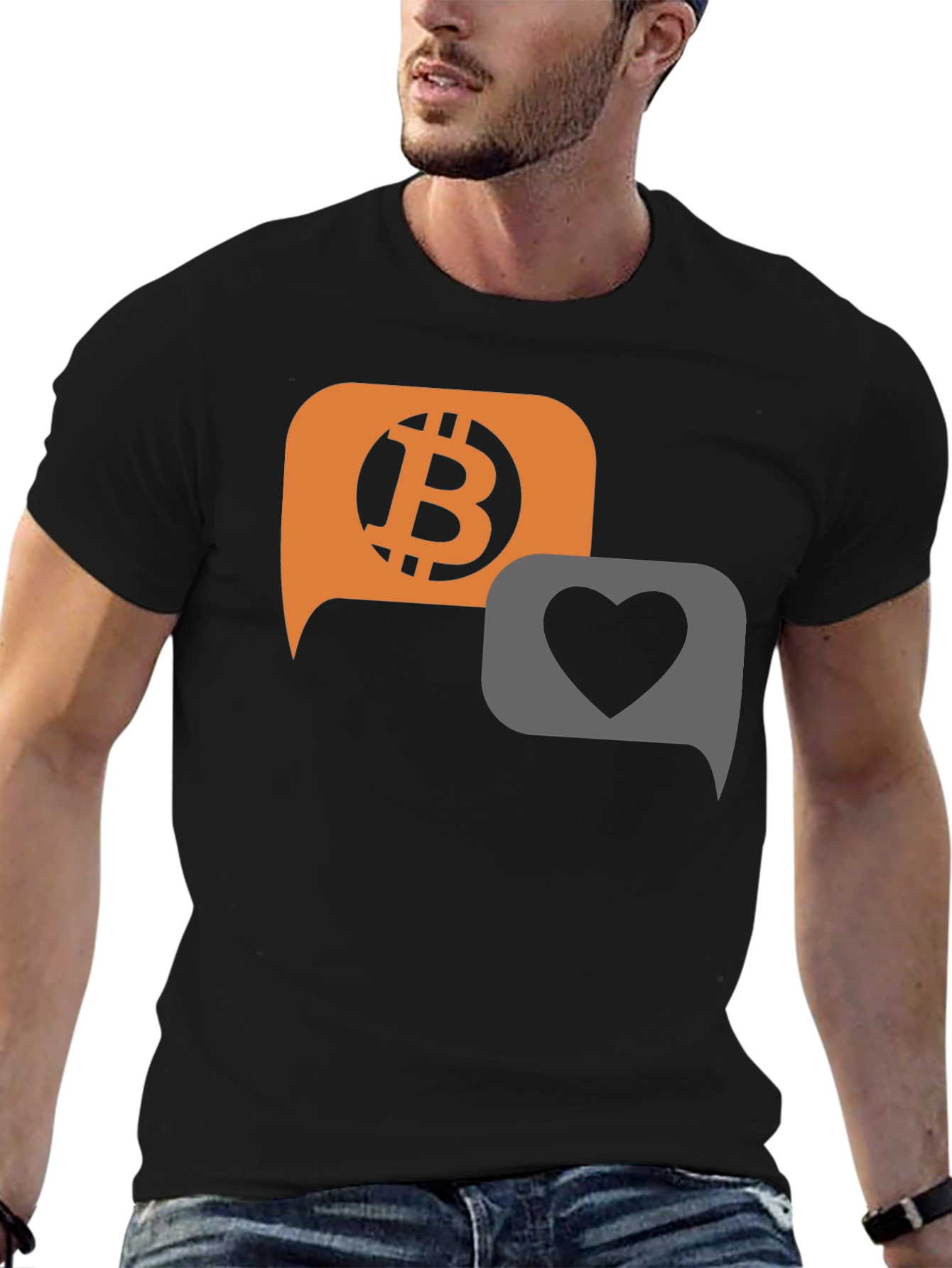 Bitcoin Love T-Shirt - Crypto Currency Tee