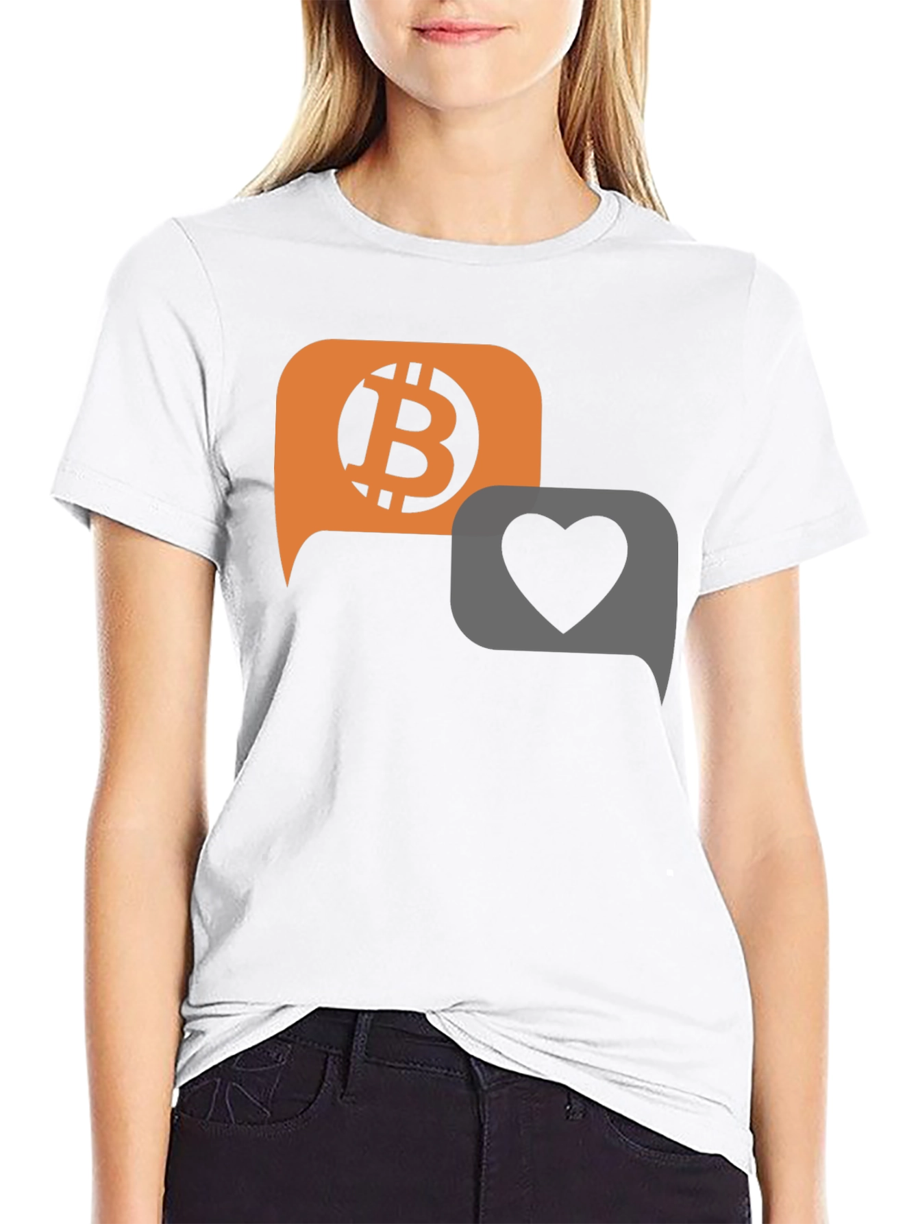 Bitcoin Love T-Shirt - Crypto Currency Tee
