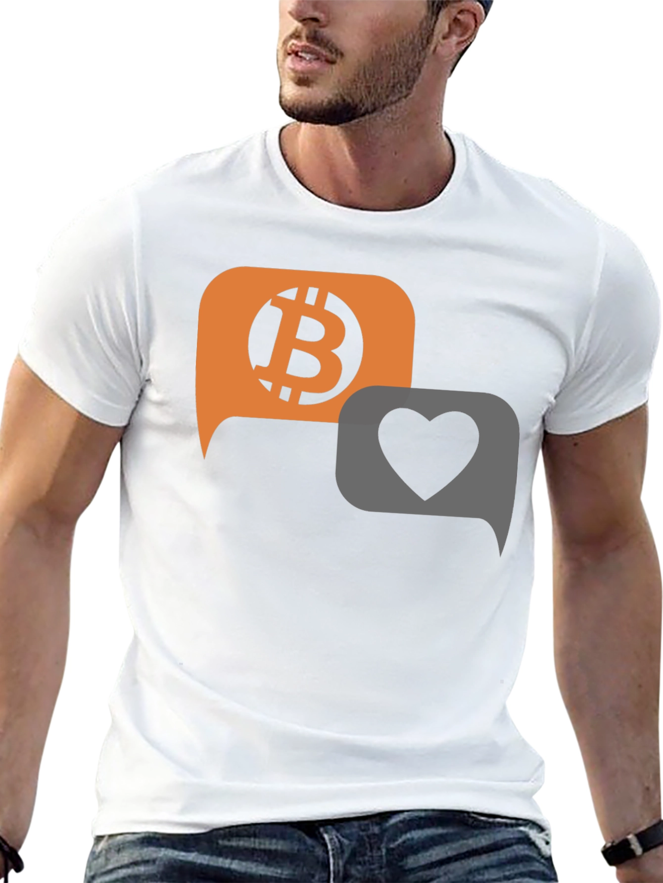 Bitcoin Love T-Shirt - Crypto Currency Tee