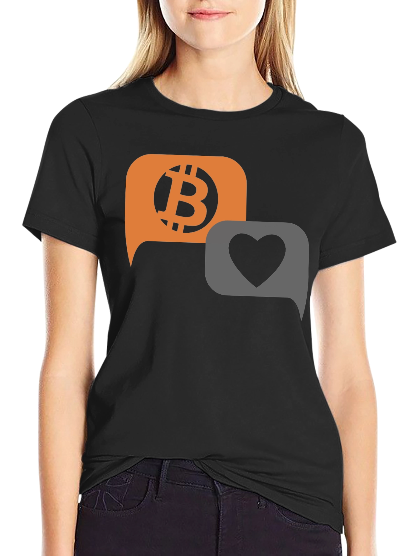Bitcoin Love T-Shirt - Crypto Currency Tee