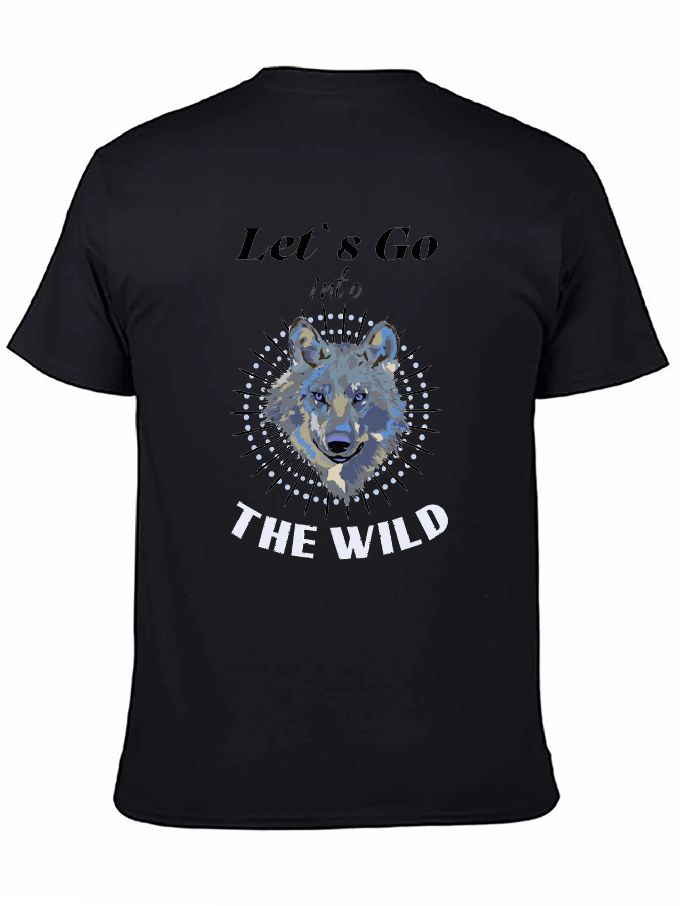 Wild Wolf Graphic Print Tee - Adventure Ready!