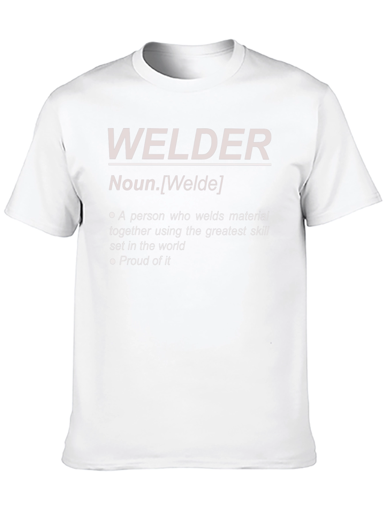 Welder Definition Graphic Tee - Black Cotton Blend