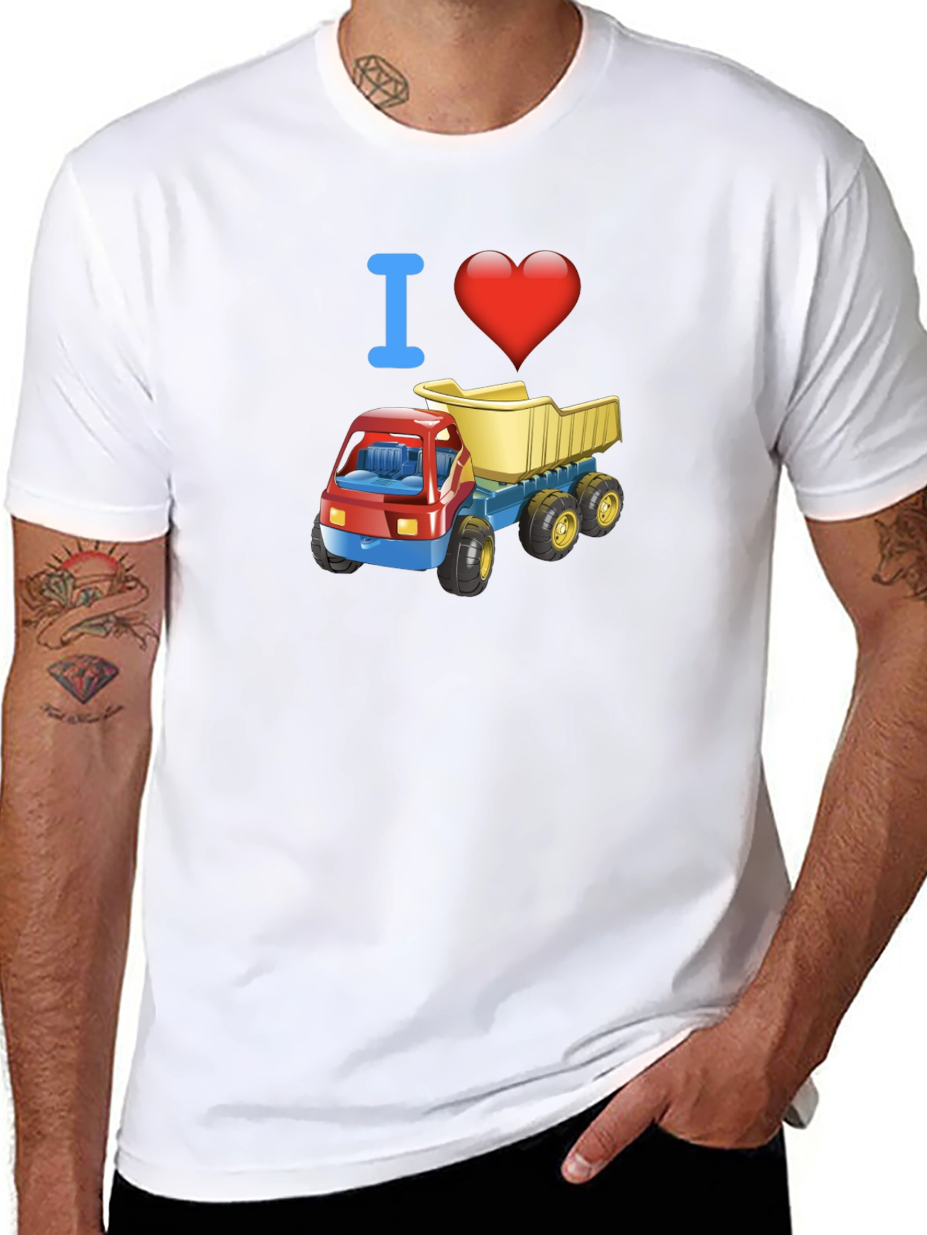 I Heart Trucks Black T-Shirt