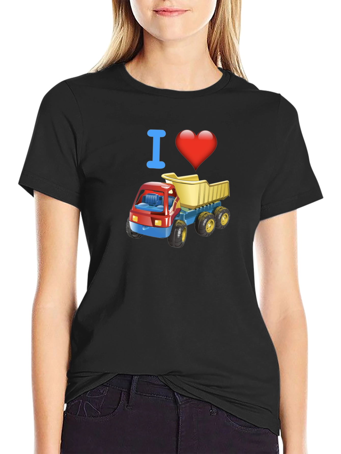 I Heart Trucks Black T-Shirt