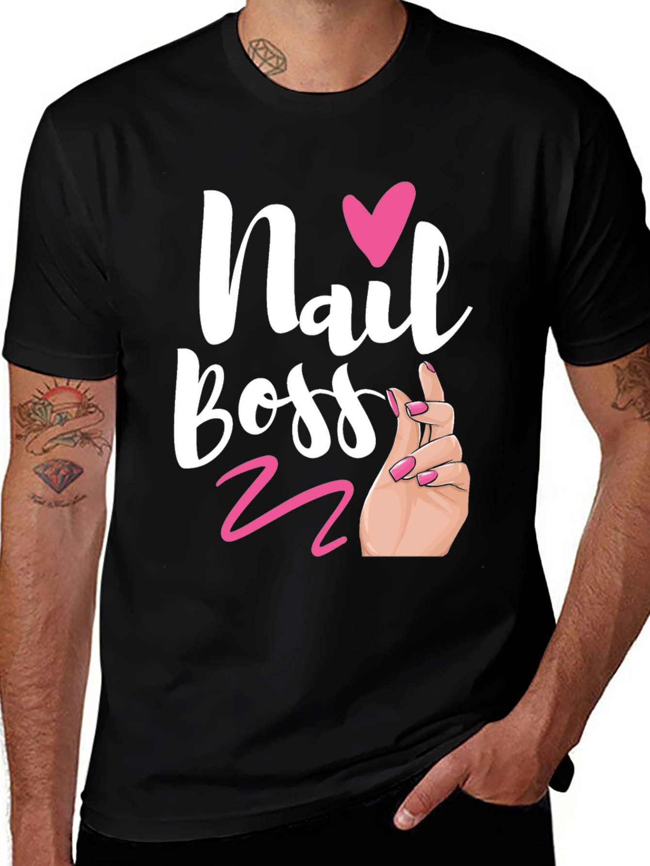 Nail Boss Graphic Tee - Salon Shirt