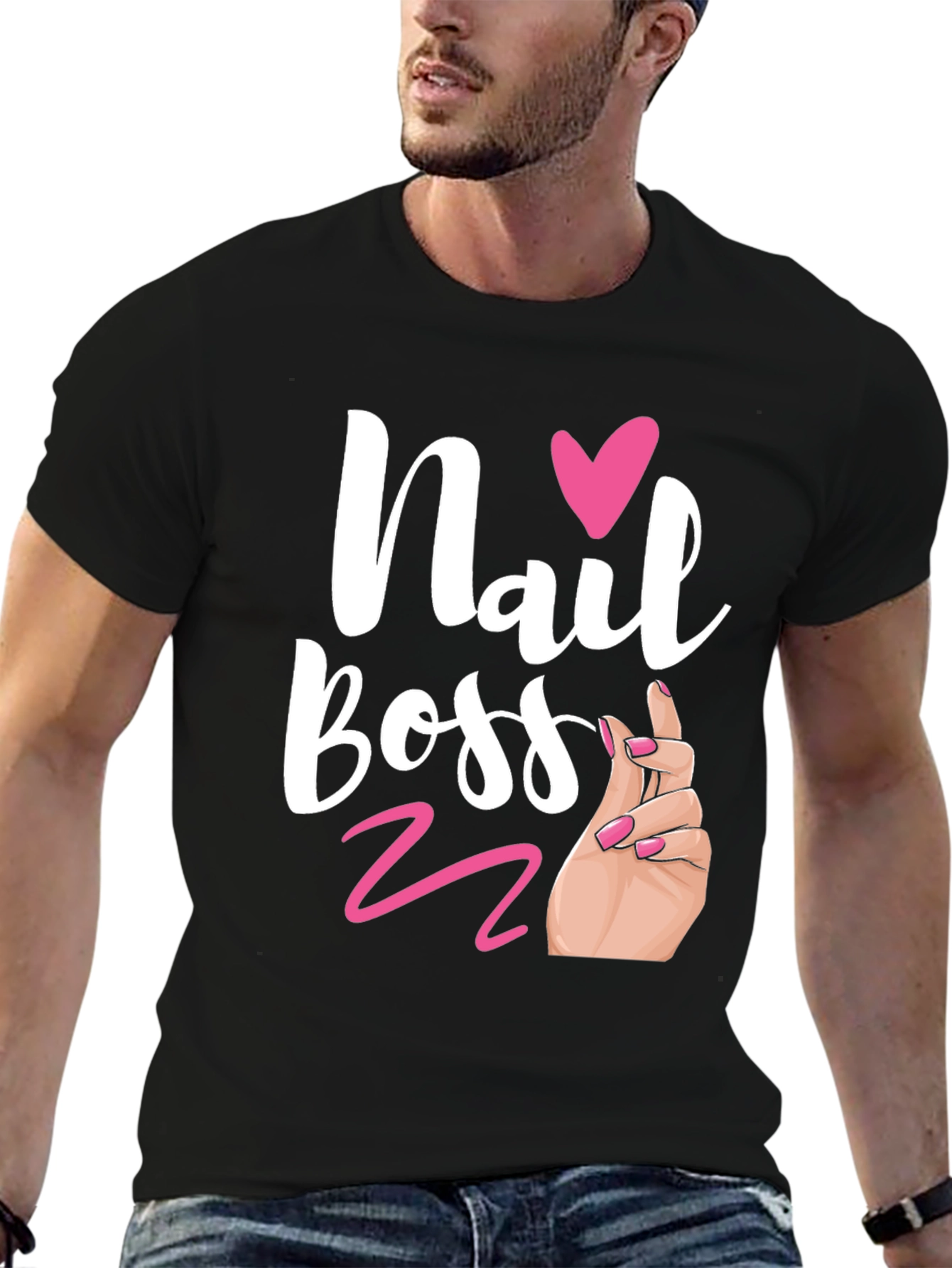 Nail Boss Graphic Tee - Salon Shirt