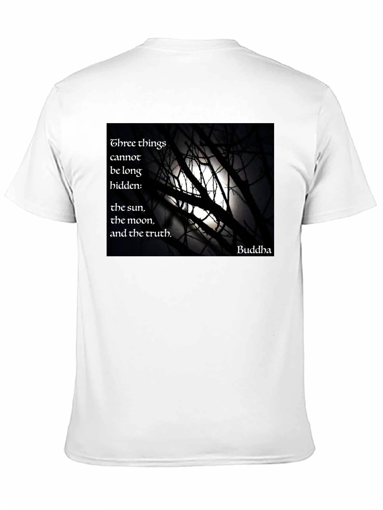 Buddha Quote Black T-Shirt