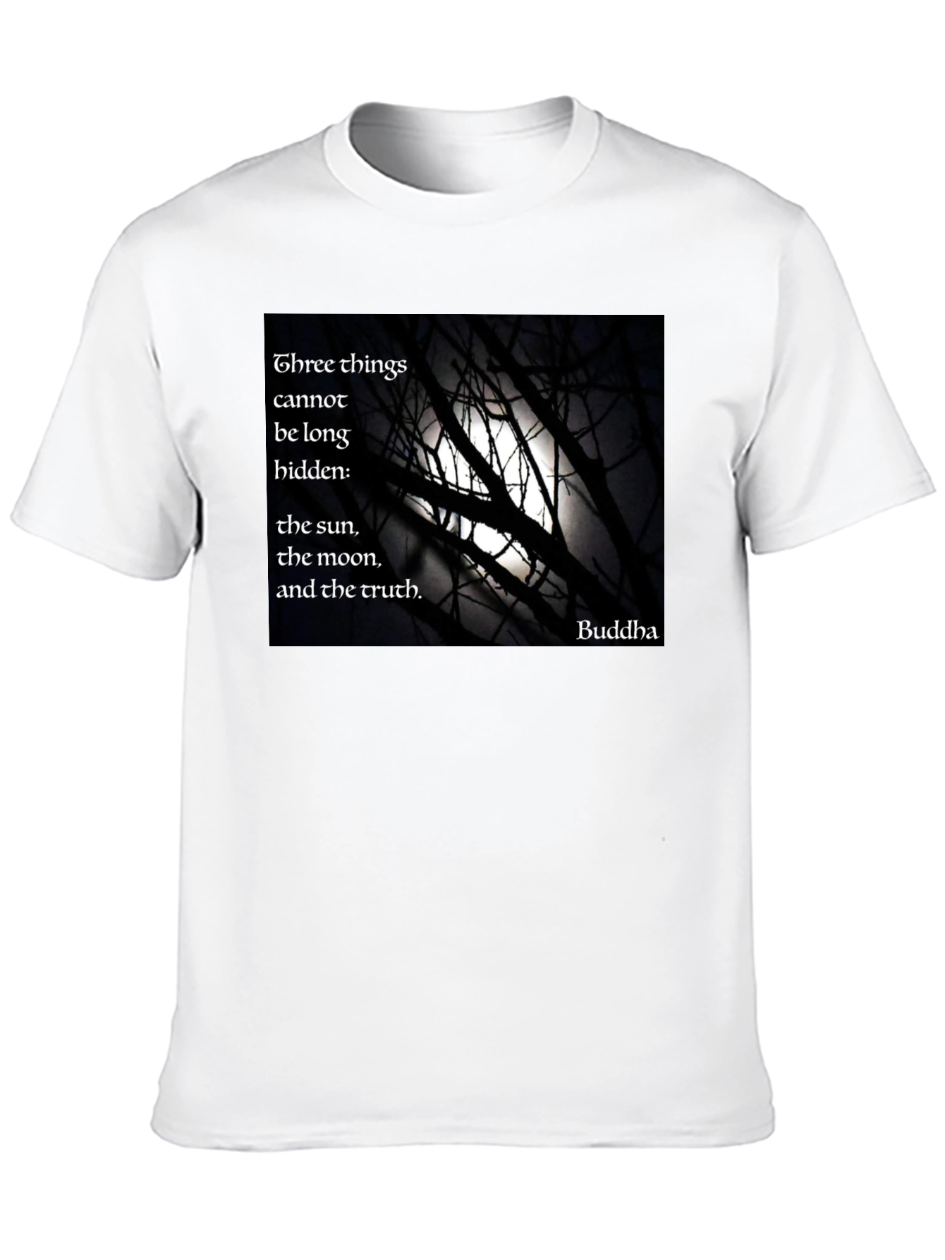 Buddha Quote Black T-Shirt