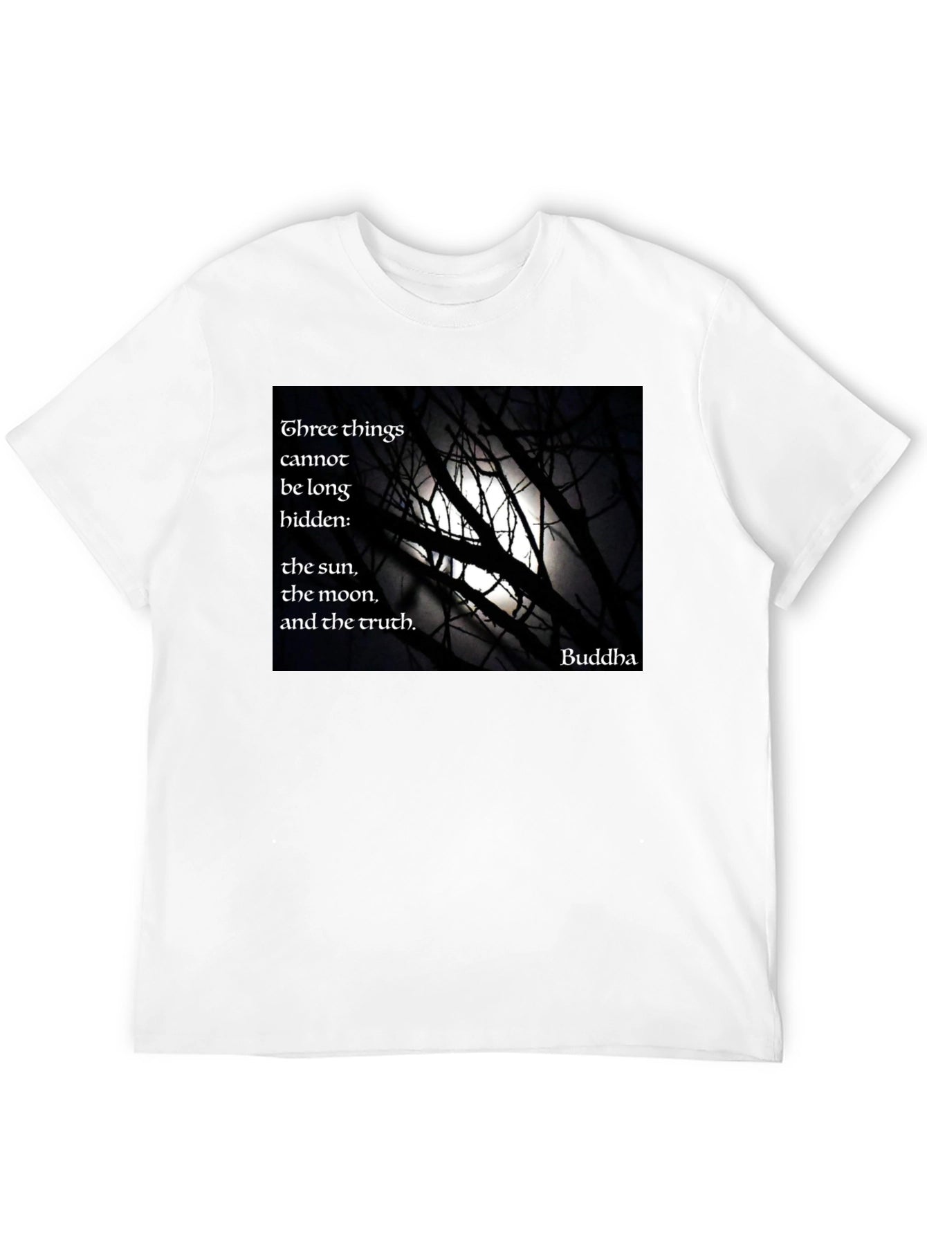 Buddha Quote Black T-Shirt
