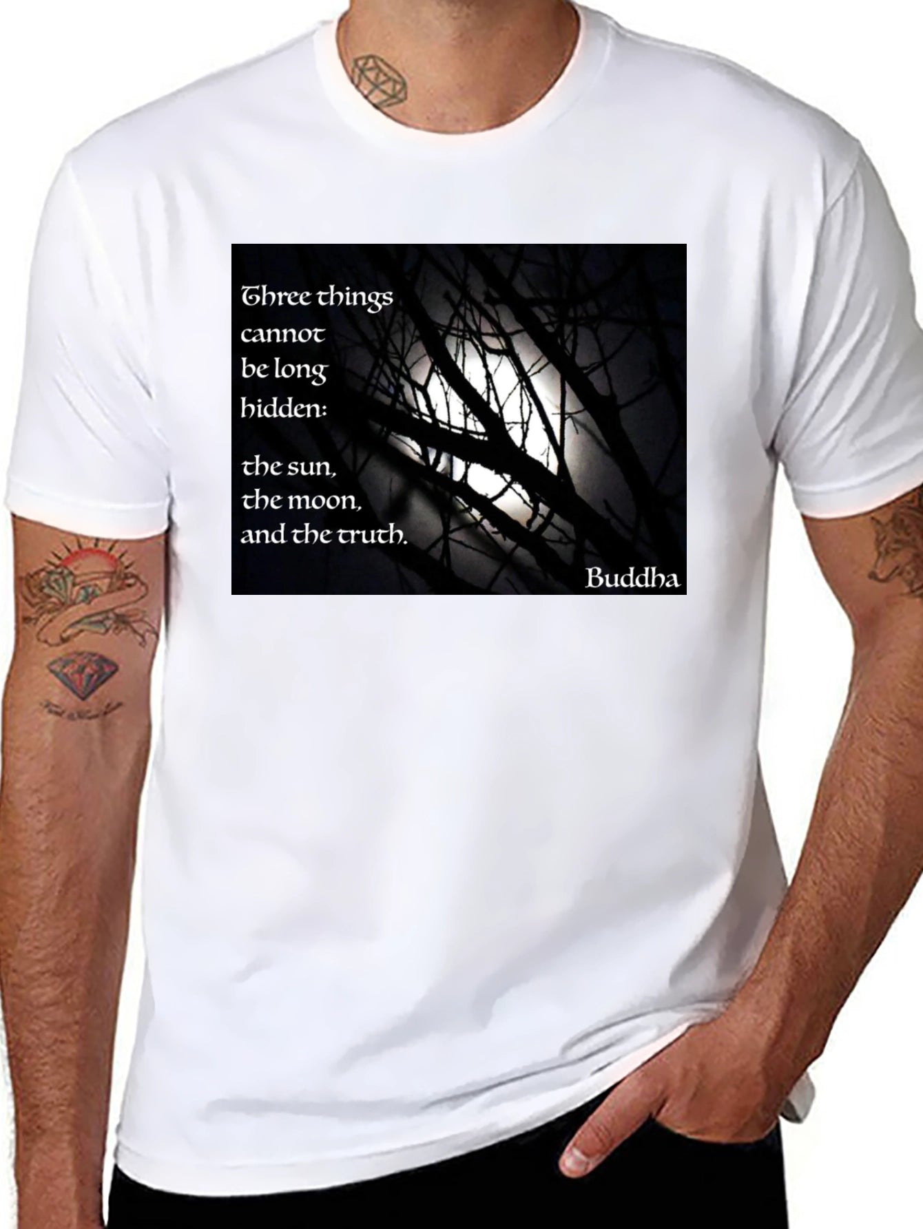 Buddha Quote Black T-Shirt