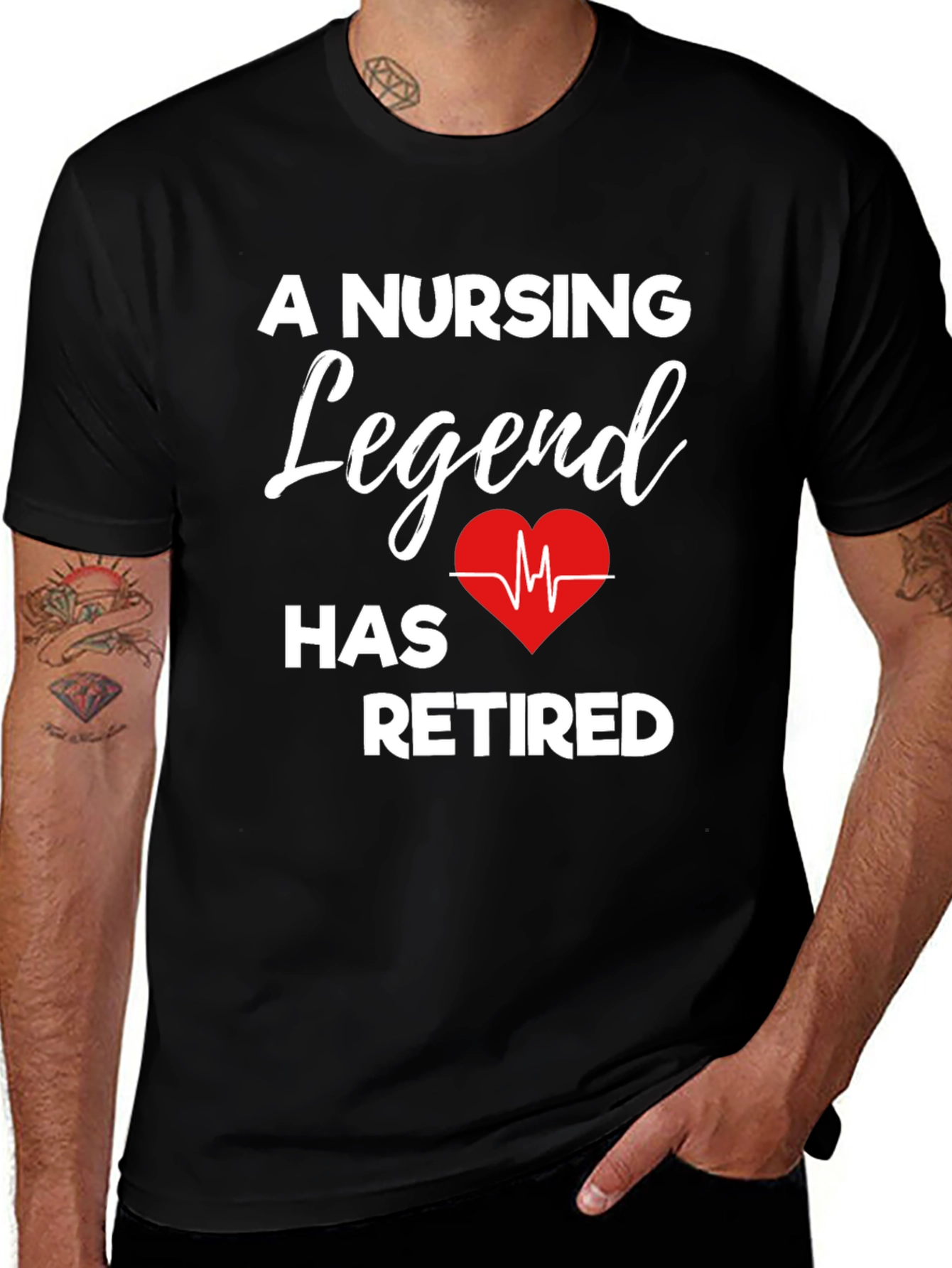 Nursing Legend Retired Graphic T-Shirt