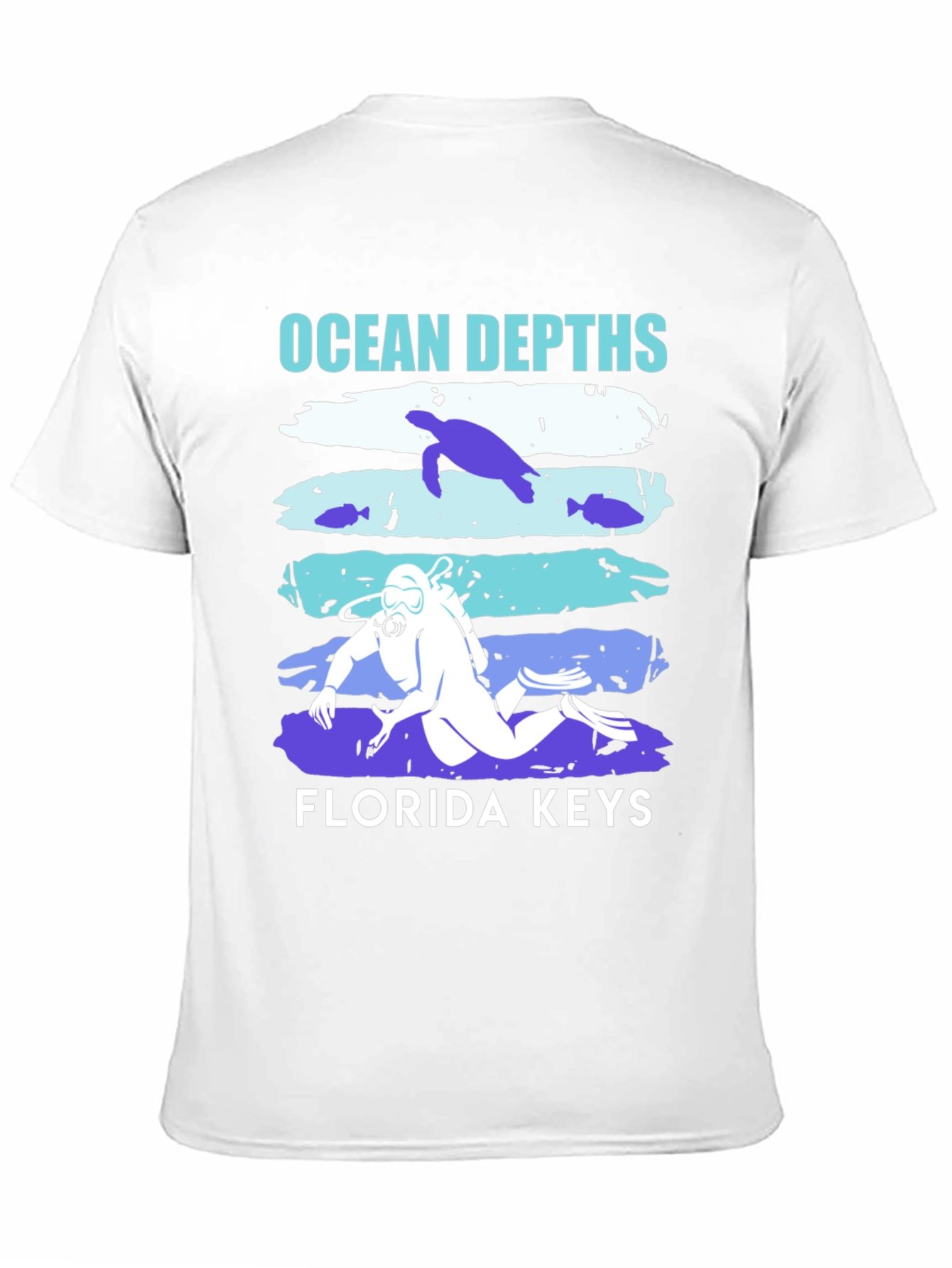 Ocean Depths Florida Keys Diver T-Shirt
