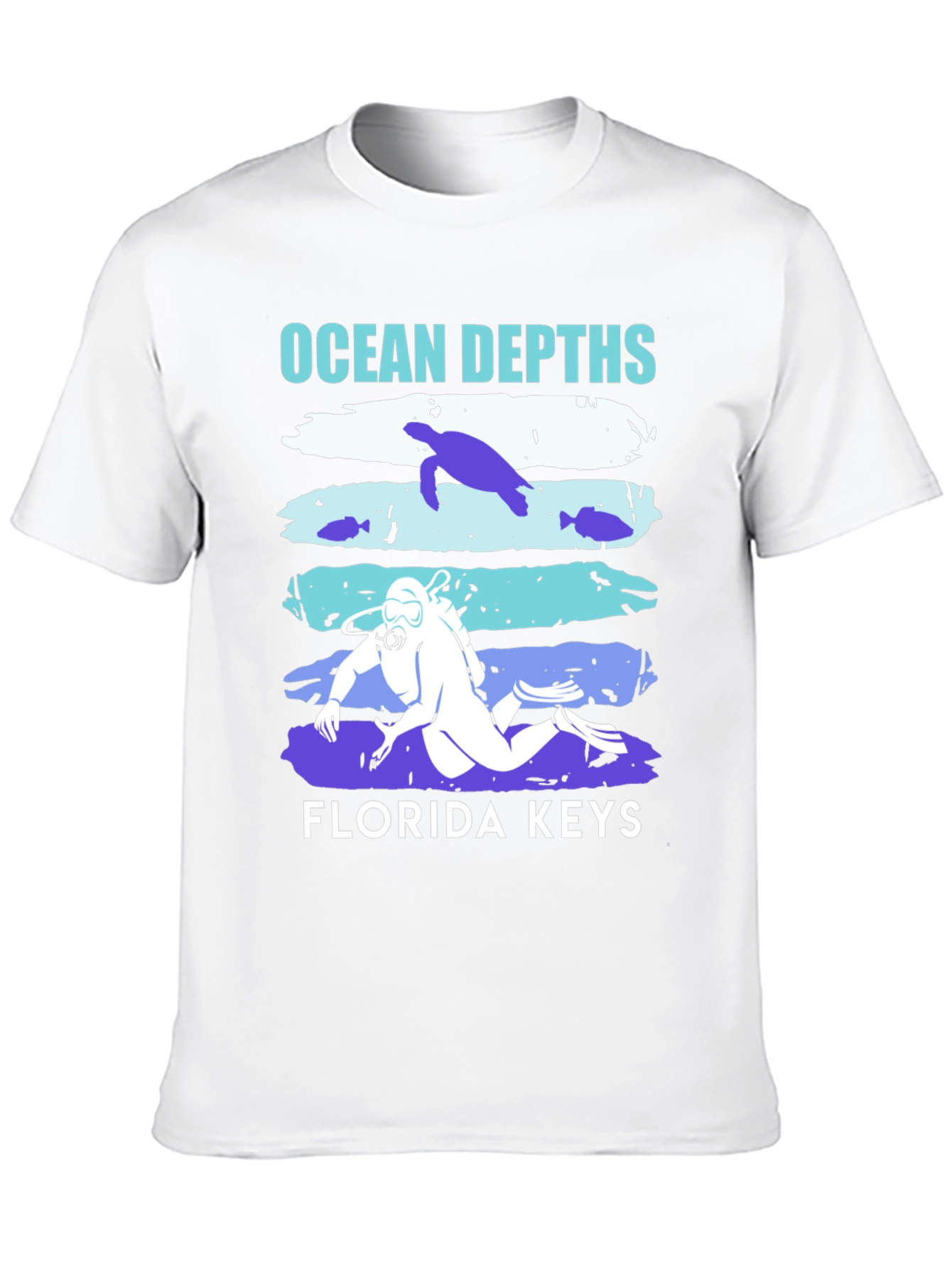 Ocean Depths Florida Keys Diver T-Shirt