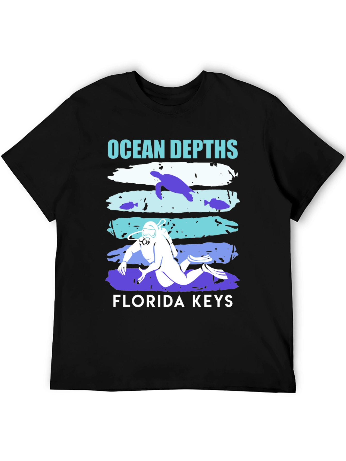 Ocean Depths Florida Keys Diver T-Shirt