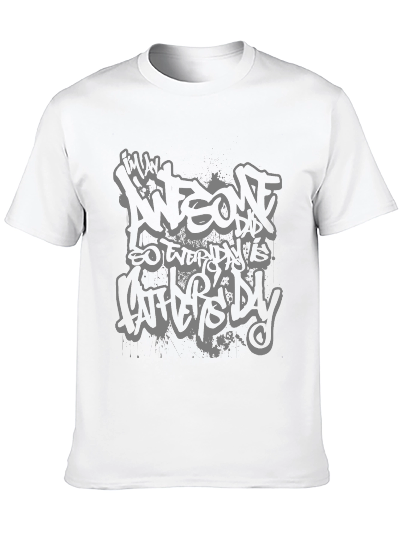 Awesome Dad T-Shirt - Graffiti Style