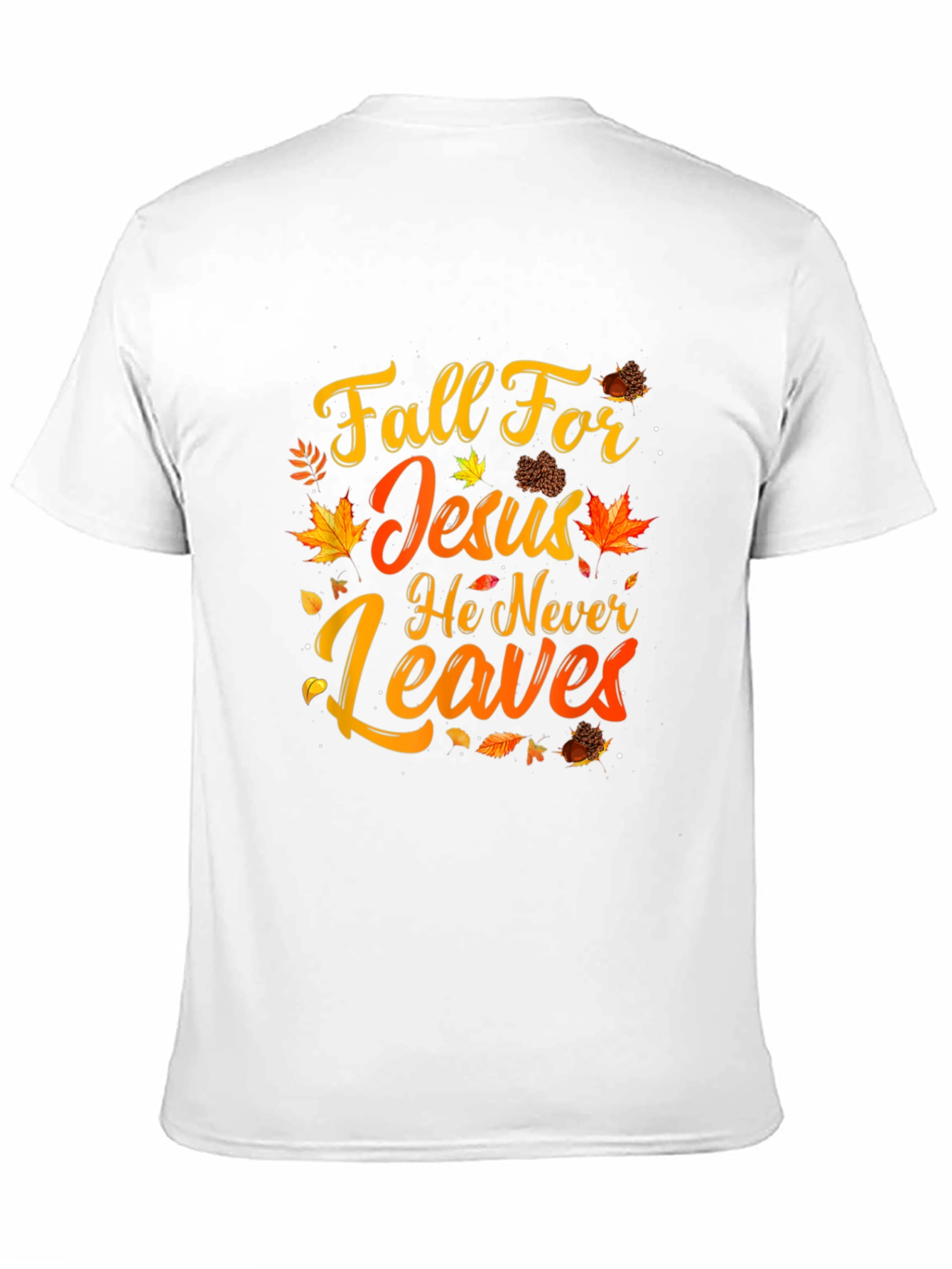 Fall For Jesus T-Shirt Autumn Christian Apparel