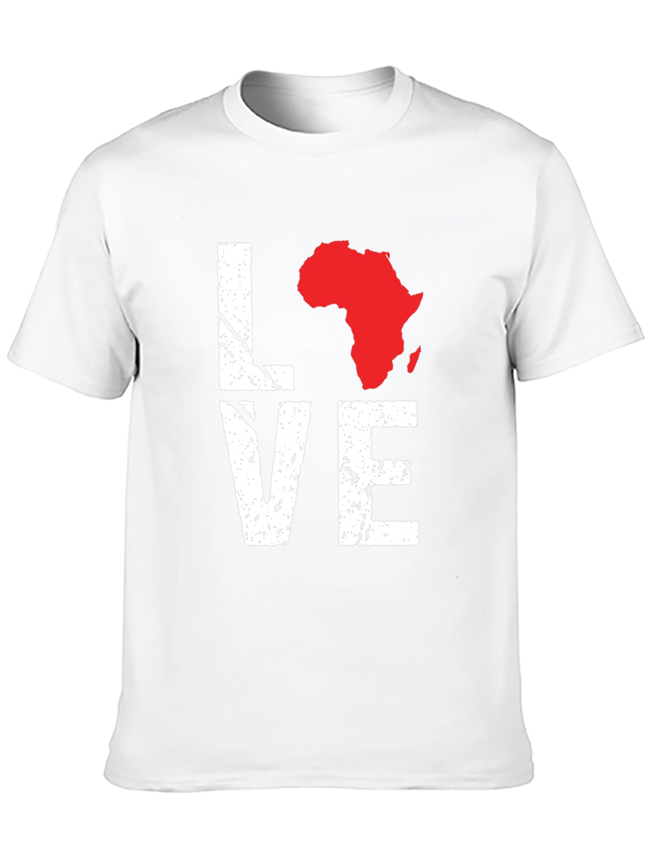 Love Africa Graphic Tee - Black Cotton T-Shirt