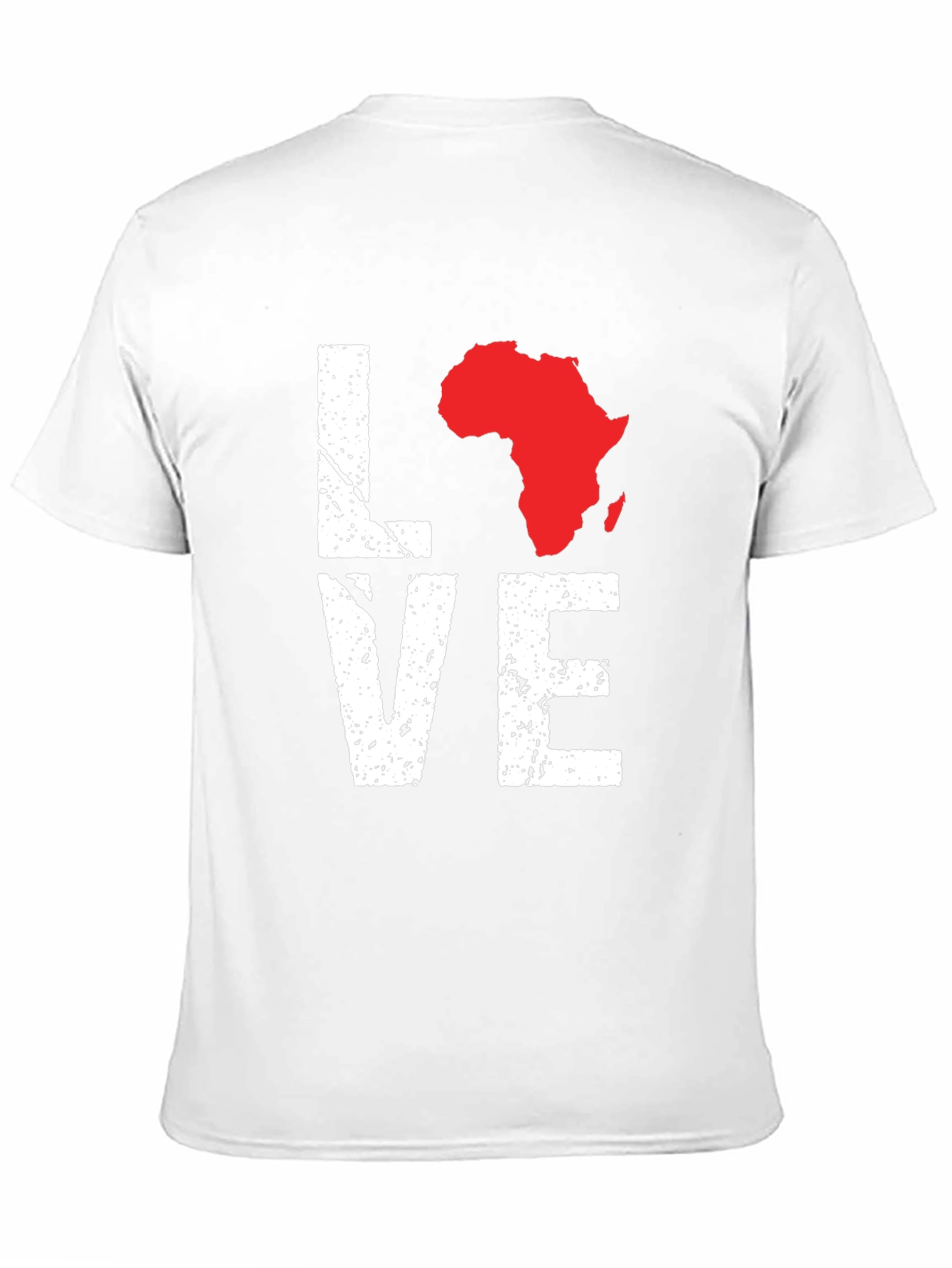 Love Africa Graphic Tee - Black Cotton T-Shirt