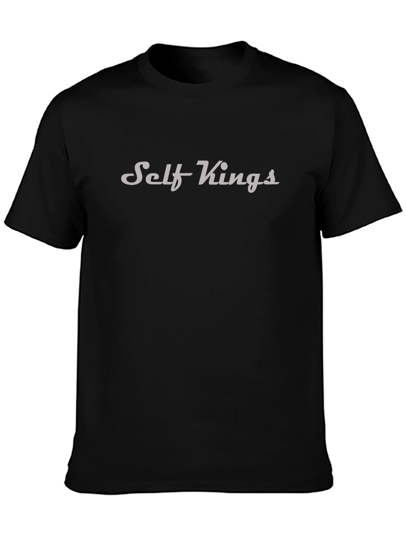 Self Kings Black T-Shirt