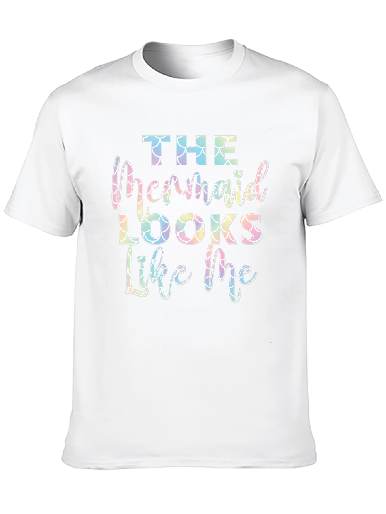 The Mermaid Looks Like Me Graphic Tee