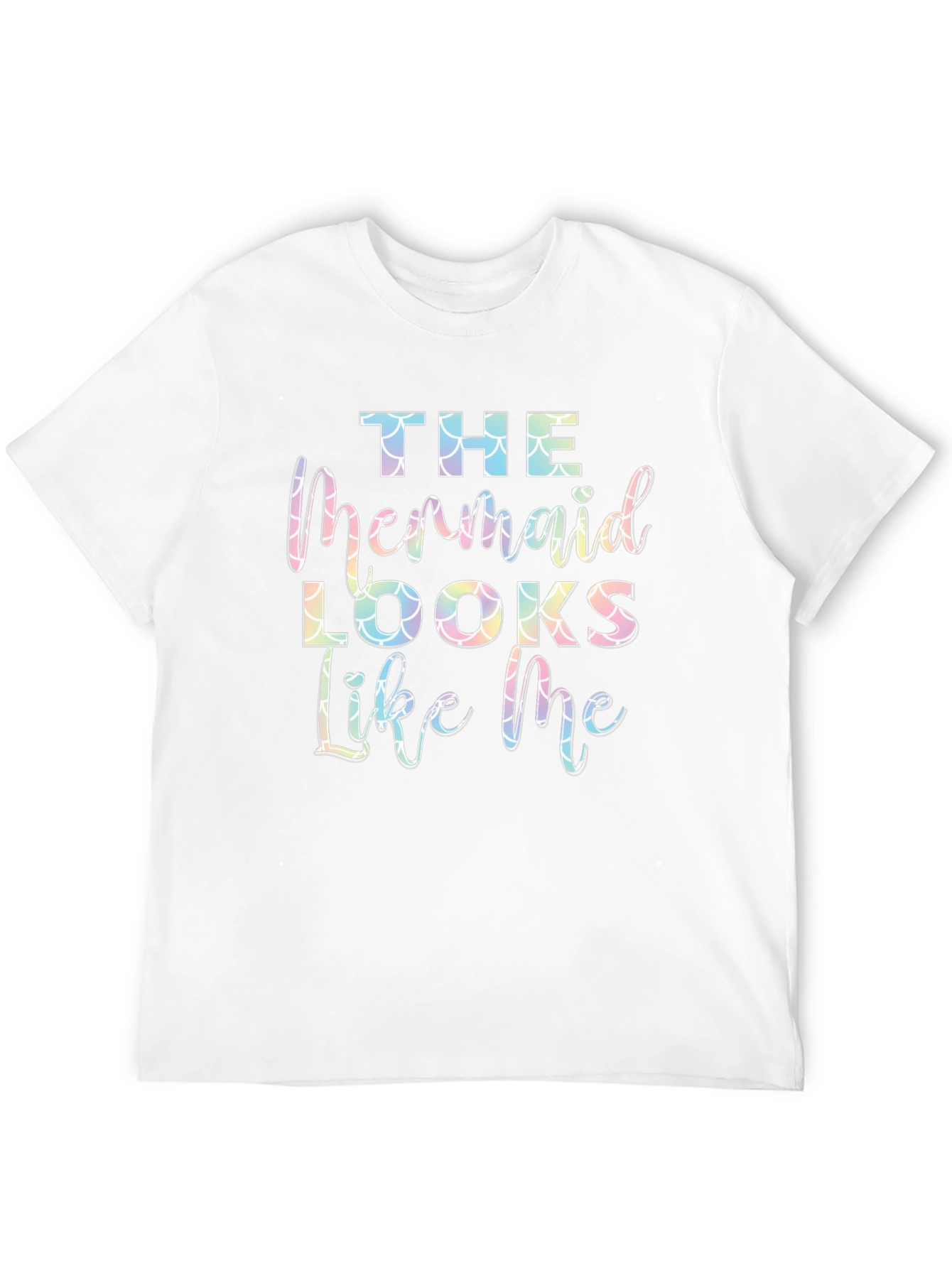 The Mermaid Looks Like Me Graphic Tee