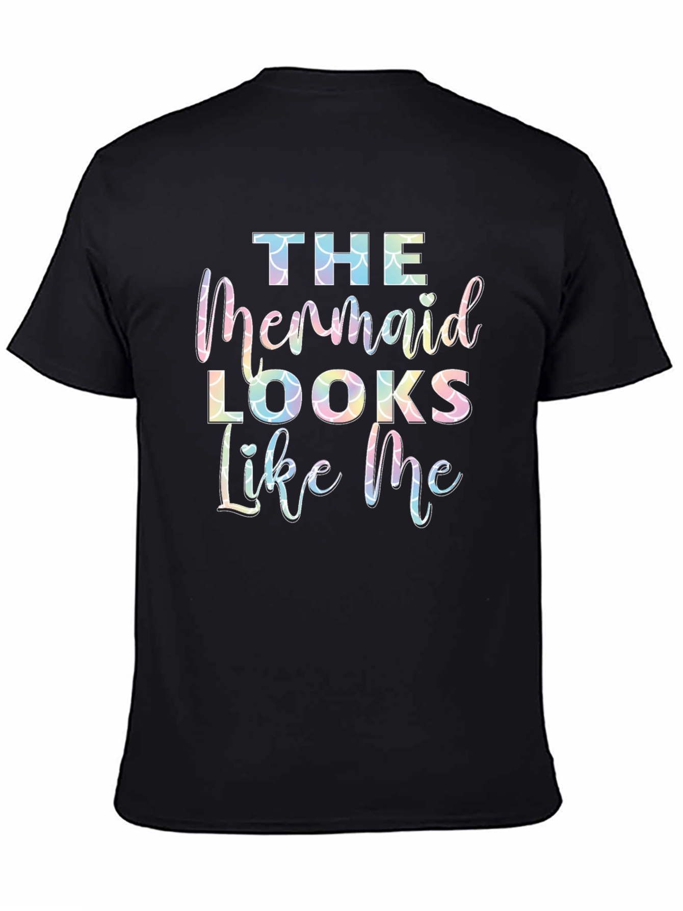 The Mermaid Looks Like Me Graphic Tee