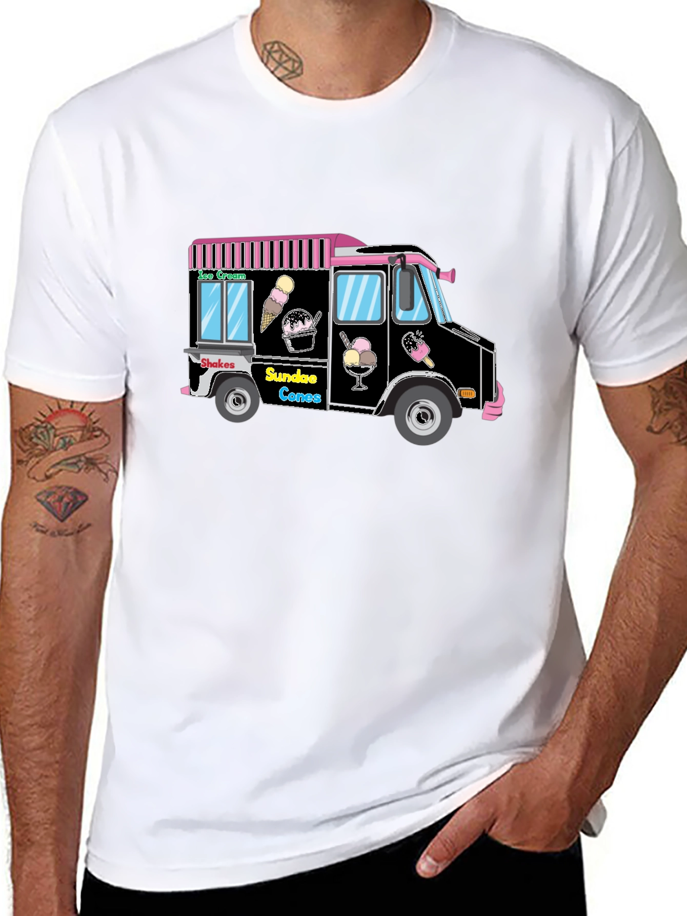 Ice Cream Truck Graphic Tee