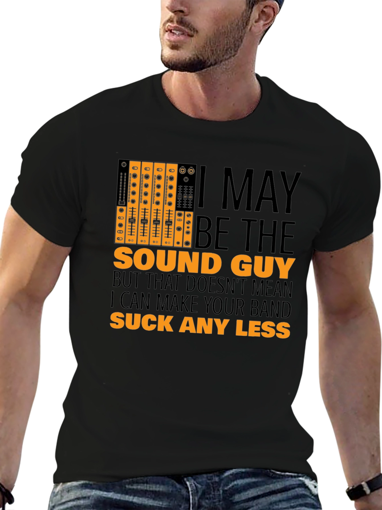 Sound Guy Graphic T-Shirt - Musician Humor