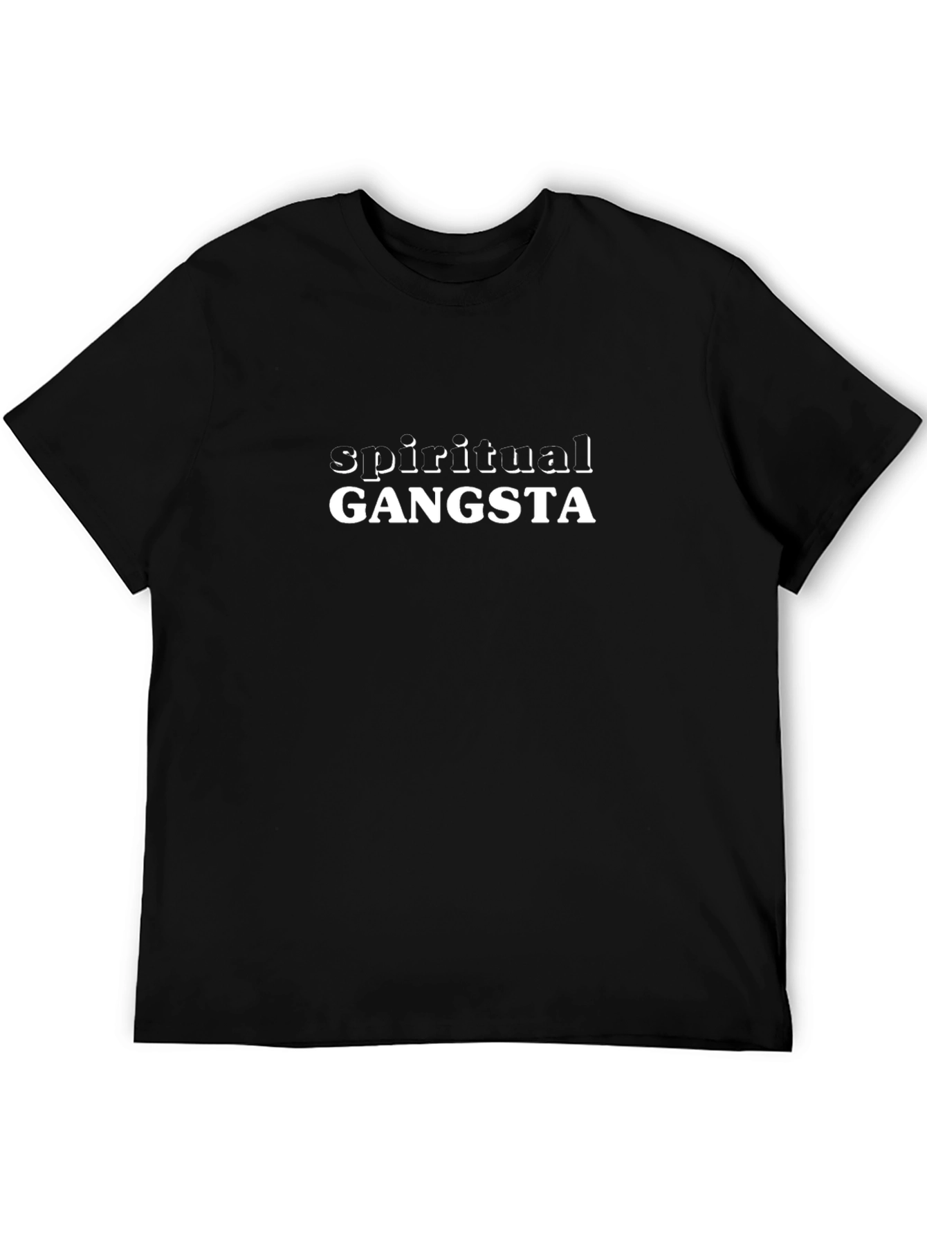 Spiritual Gangsta Black Graphic Tee