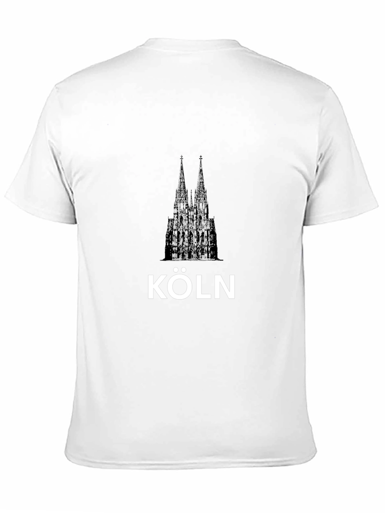 Köln Cathedral Black Graphic Tee - City Pride