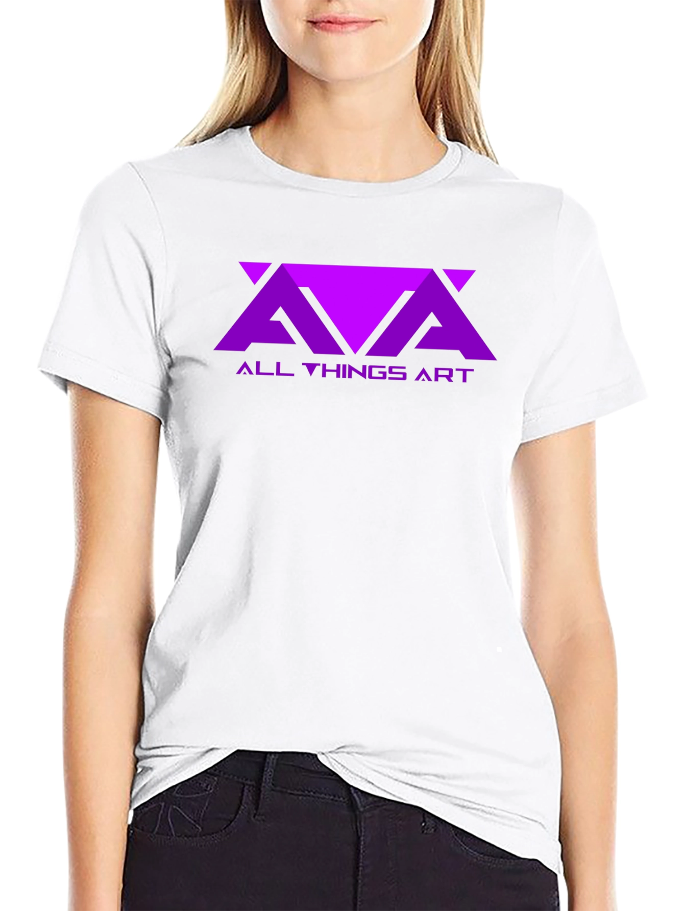 All Things Art Graphic Tee - Black