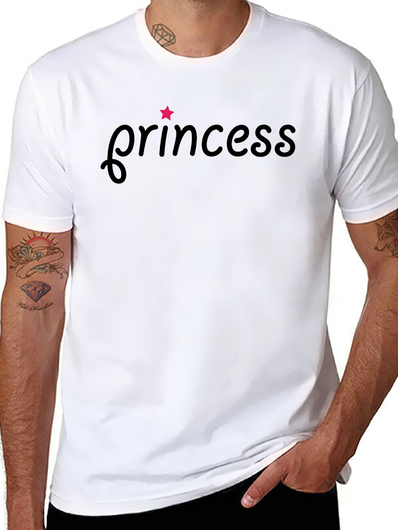 Princess Graphic Tee - Stylish Casual Wear