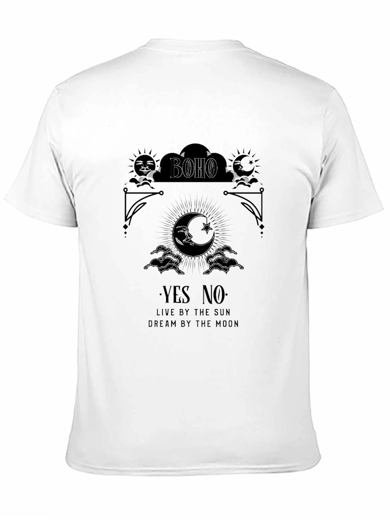 Boho Sun and Moon Graphic Tee