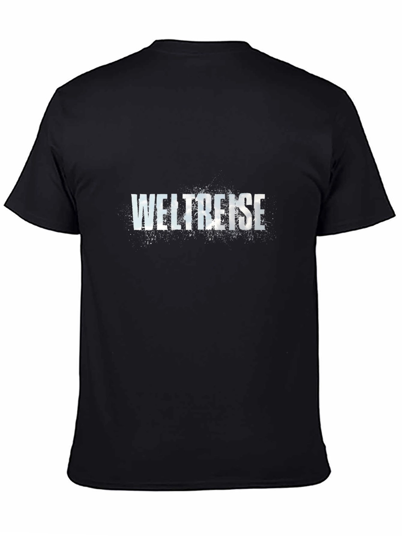Weltreise Black T-Shirt - Travel Adventure Tee