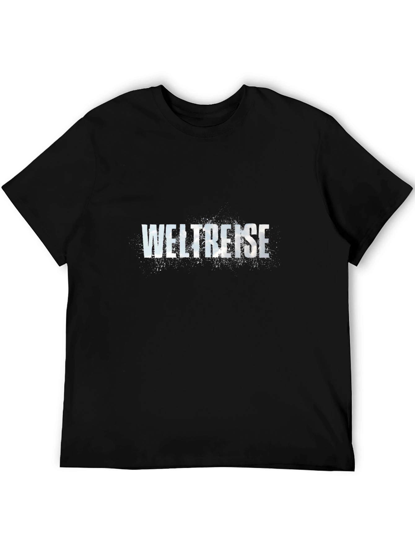 Weltreise Black T-Shirt - Travel Adventure Tee