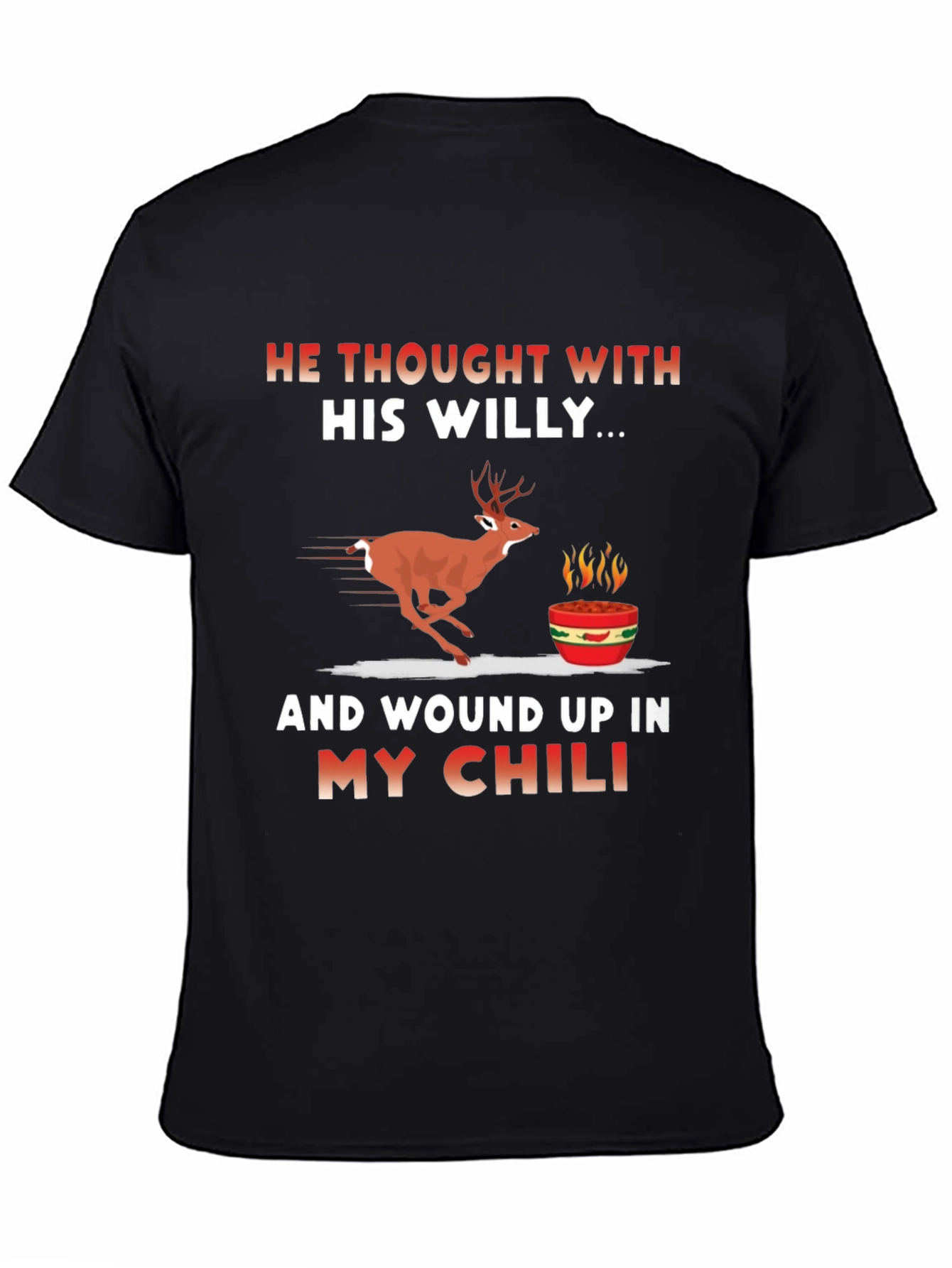 Humorous Deer Chili T-Shirt
